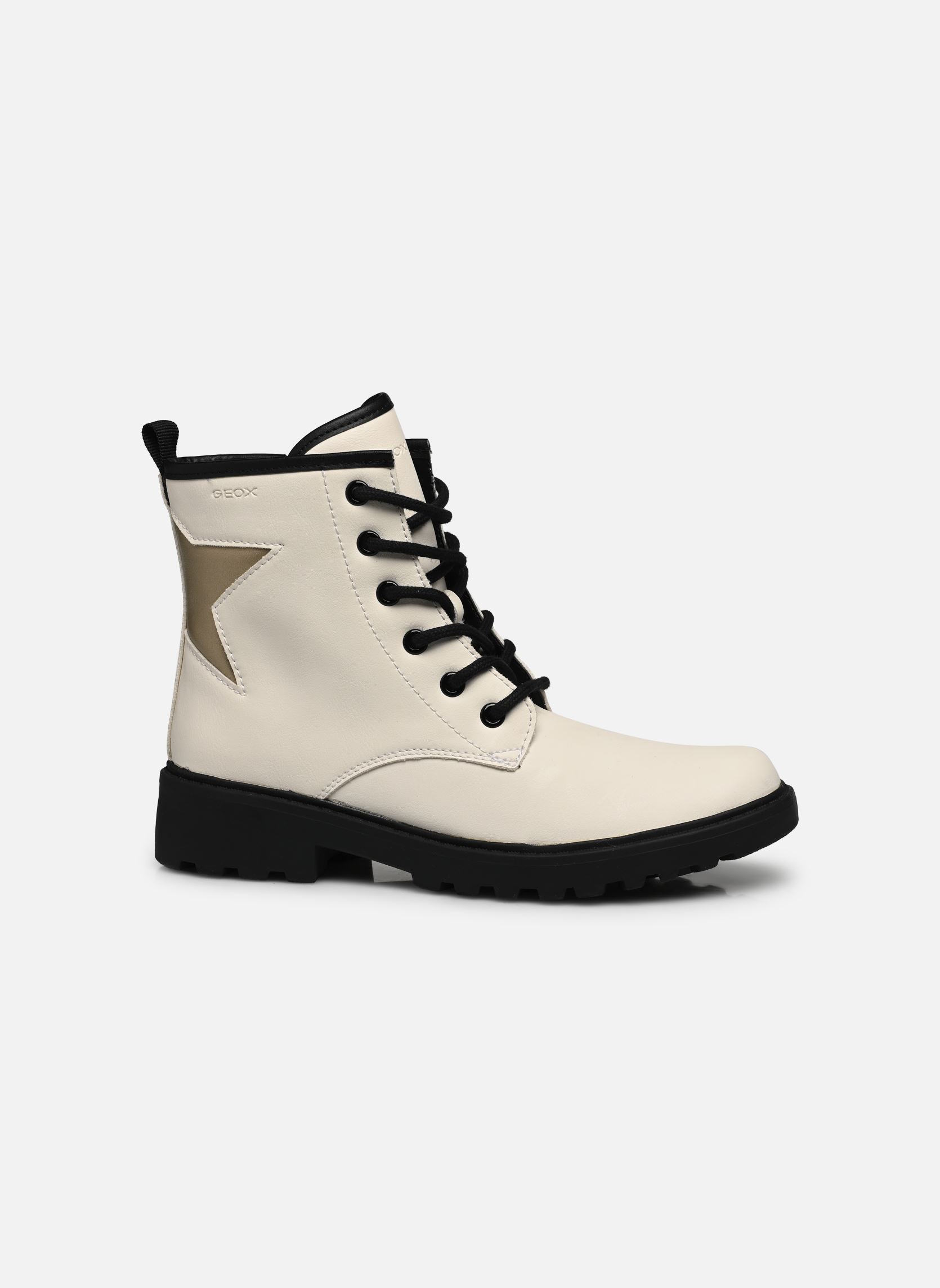 Stiefeletten / Ankle Boots J Casey Girl B mädchen weiß Geox Stiefeletten / Ankle Boots J Casey Girl B mädchen weiß LT IVORY/PLATINUM