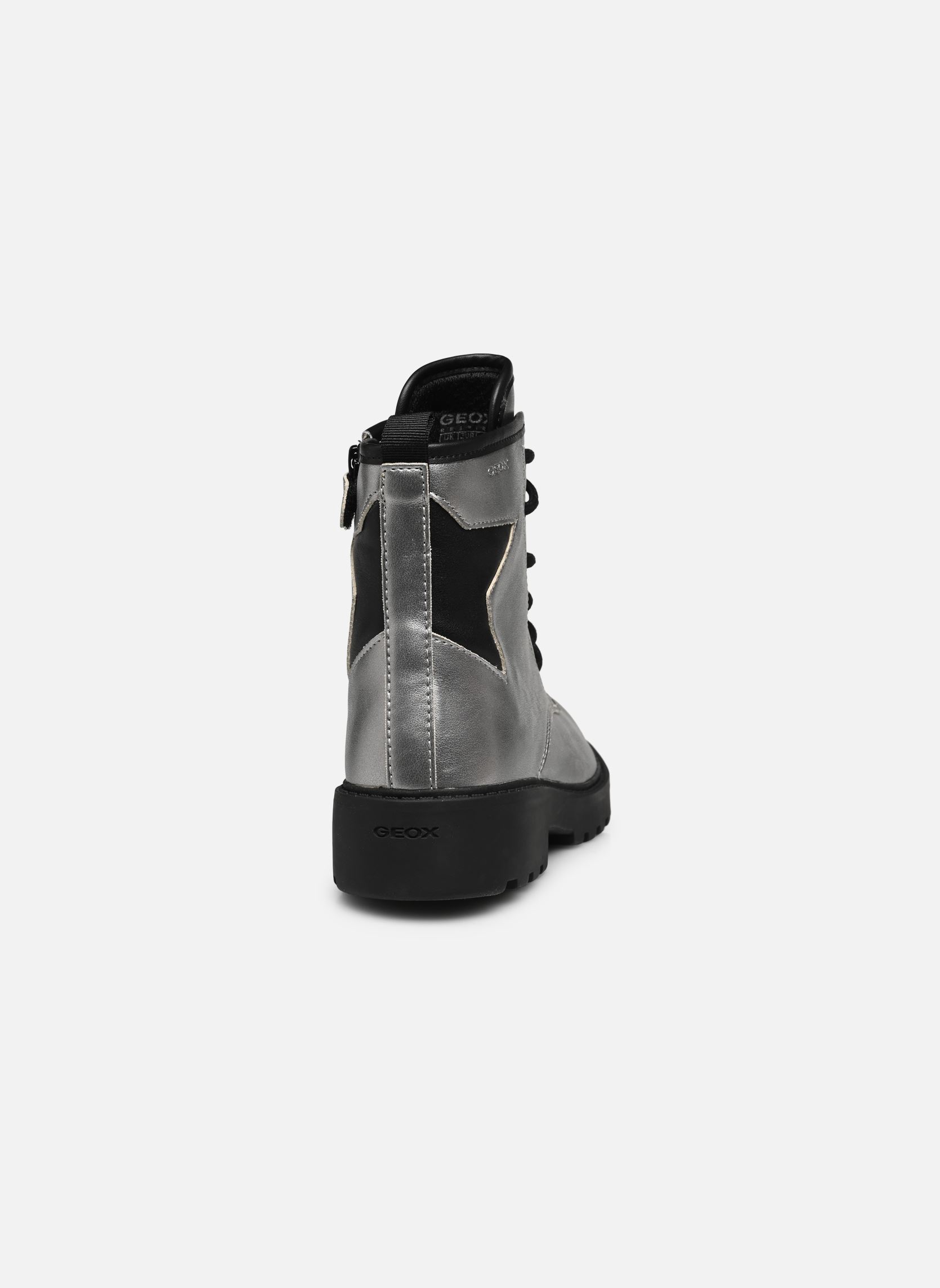 Stiefeletten / Ankle Boots J Casey Girl B mädchen silber Geox Stiefeletten / Ankle Boots J Casey Girl B mädchen silber DK Silver Black