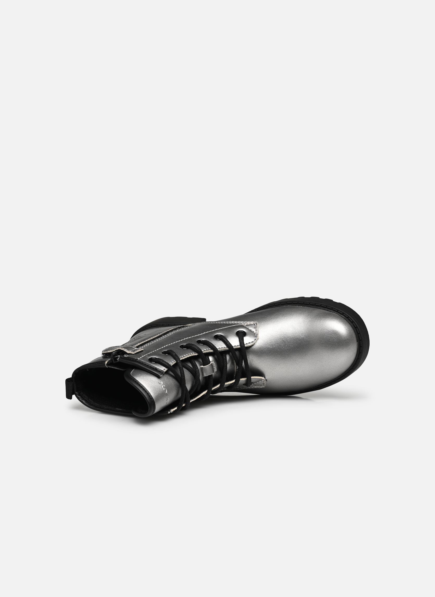 Stiefeletten / Ankle Boots J Casey Girl B mädchen silber Geox Stiefeletten / Ankle Boots J Casey Girl B mädchen silber DK Silver Black