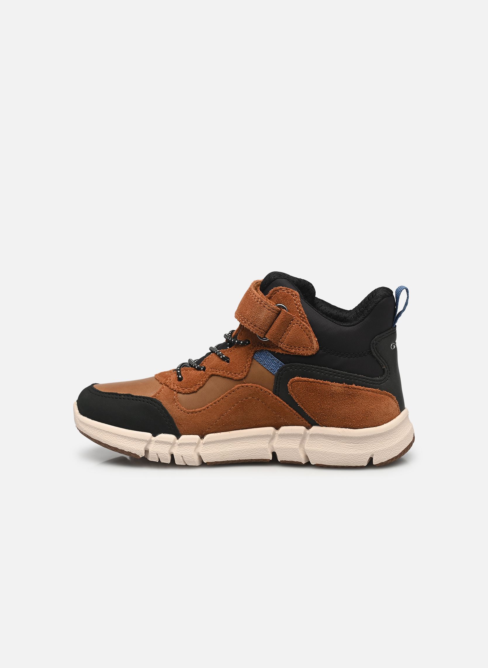 Geox Jongens J Flexyper Boy A Sneakers, Dk Brown, 32 EU