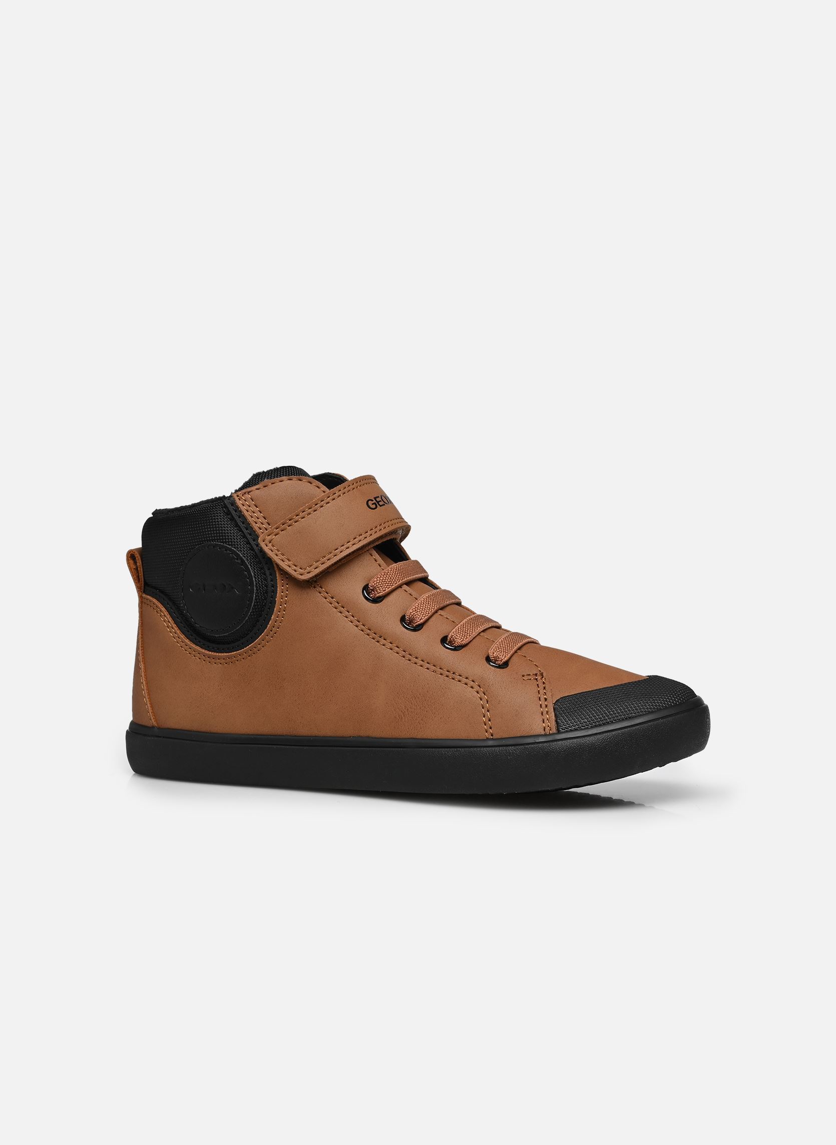 Knöchelhohe Sneaker J Gisli Boy C jungen braun Geox Knöchelhohe Sneaker J Gisli Boy C jungen braun BROWN/BLACK