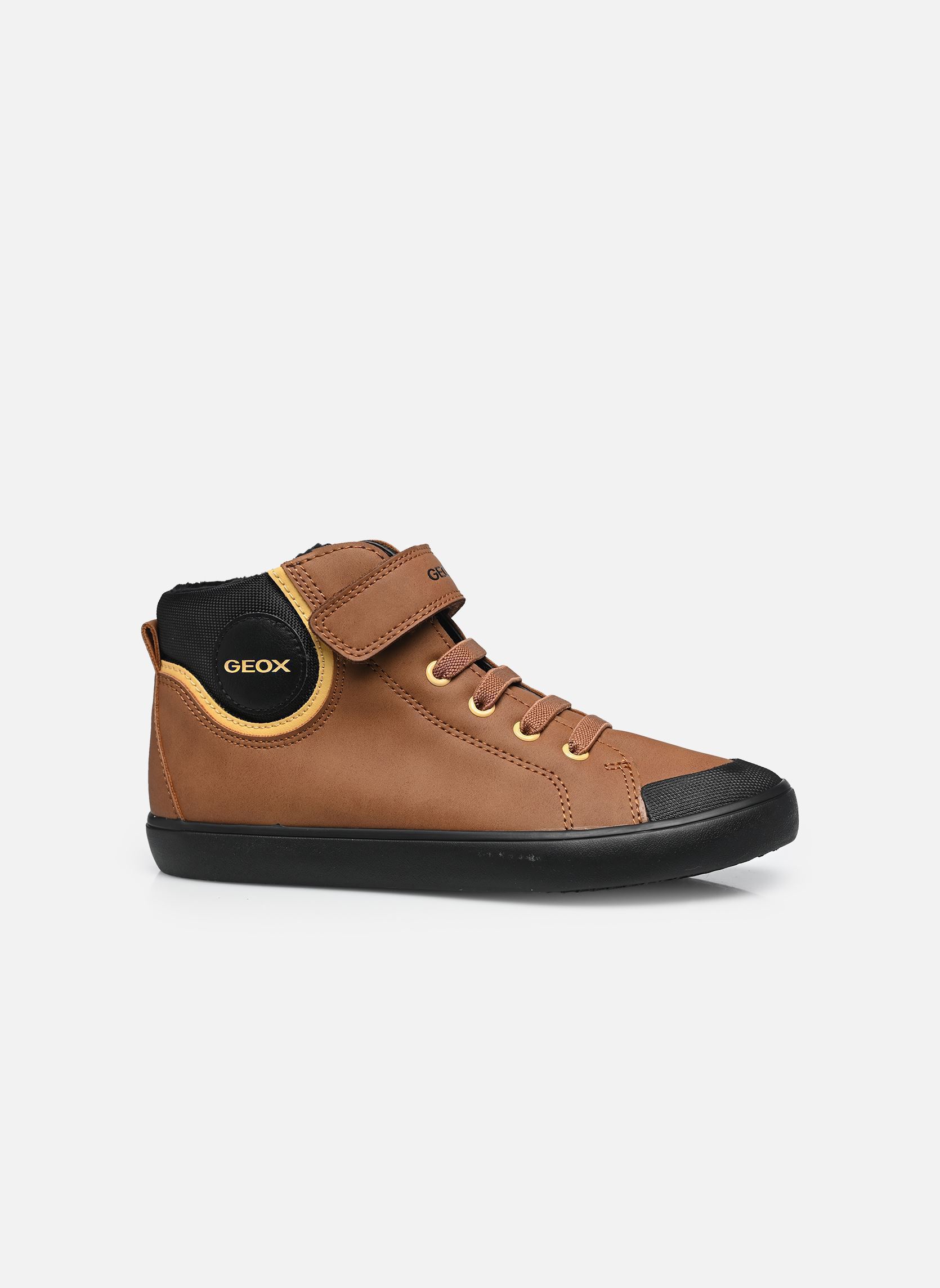 Baskets hautes J Gisli Boy C marron Geox Baskets hautes J Gisli Boy C marron BROWN/BLACK