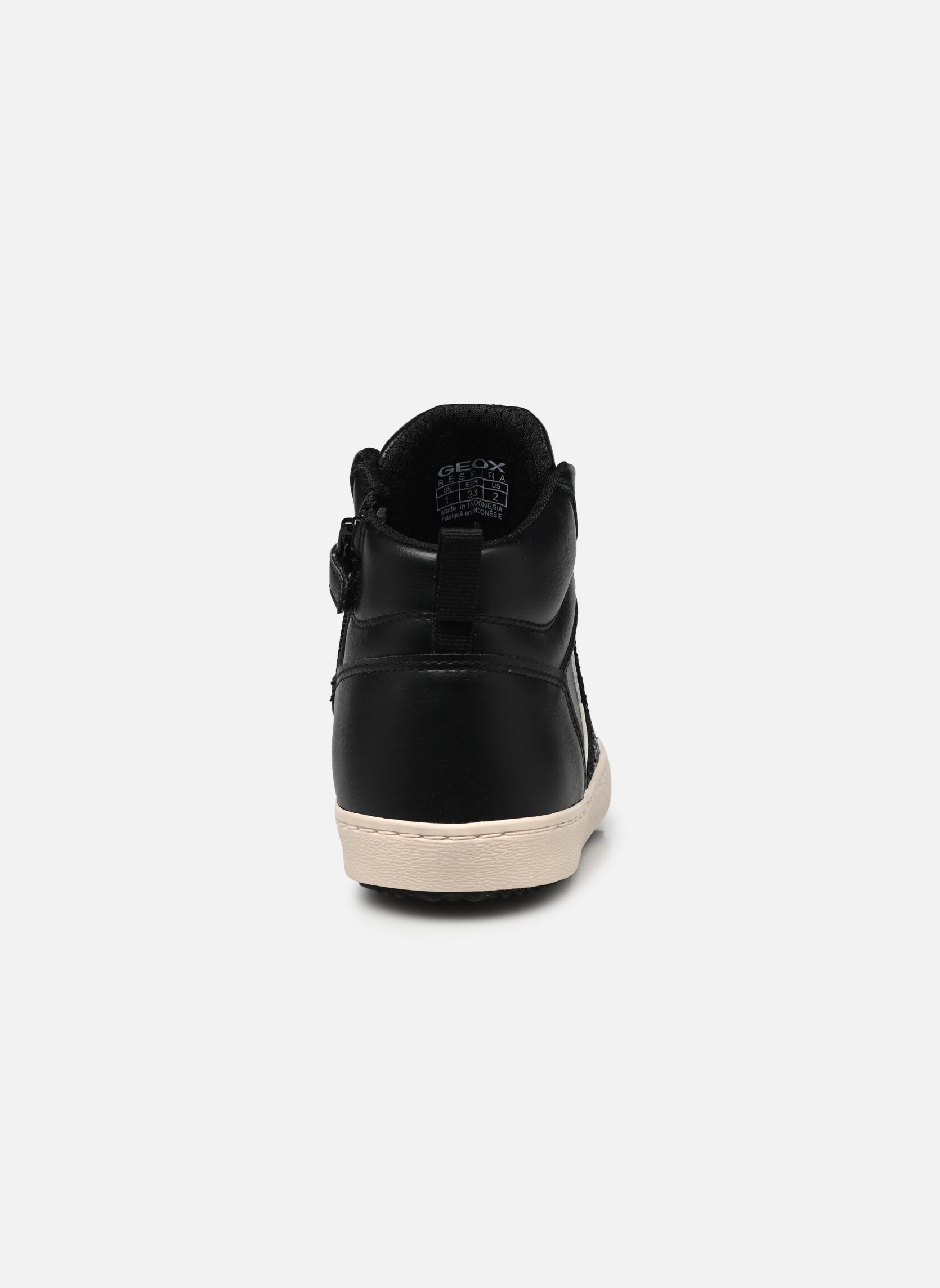 Baskets hautes J Kalispera Girl A fille noir Geox Baskets hautes J Kalispera Girl A fille noir Noir/Argent Fonce