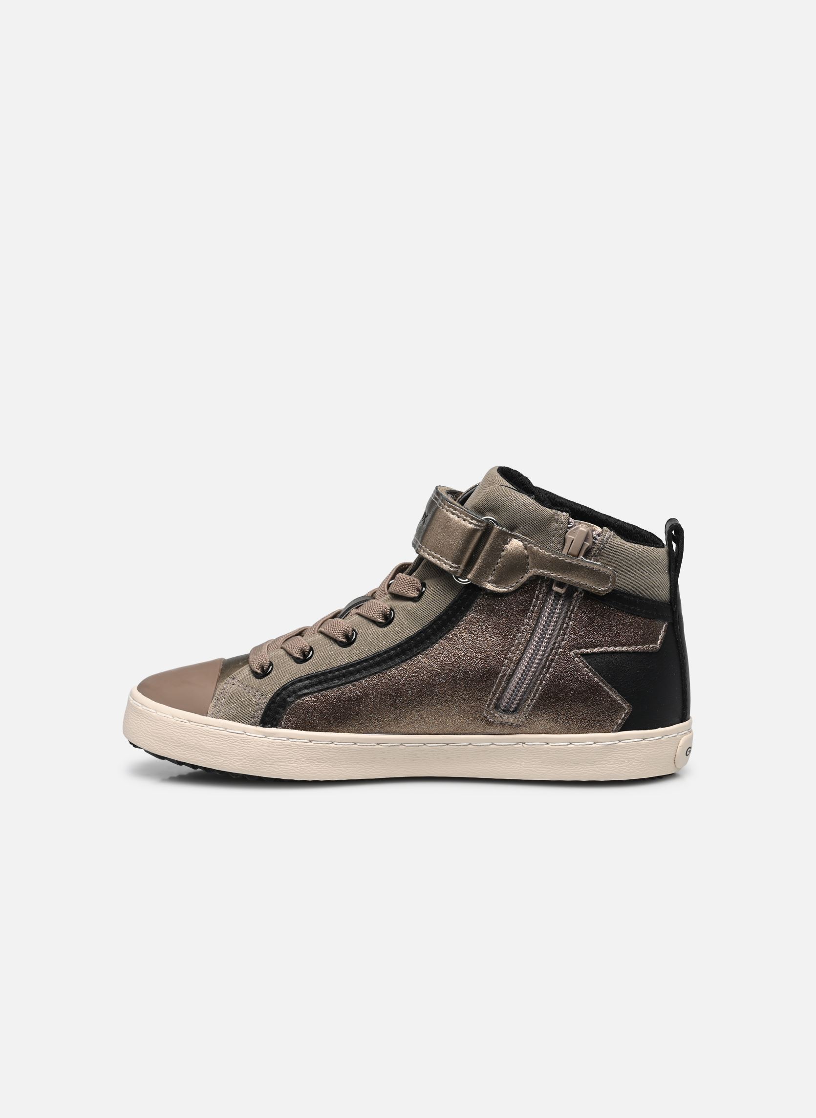 Baskets hautes J KALISPERA GIRL M fille multicolore Geox Baskets hautes J KALISPERA GIRL M fille multicolore Dk Beige/Black