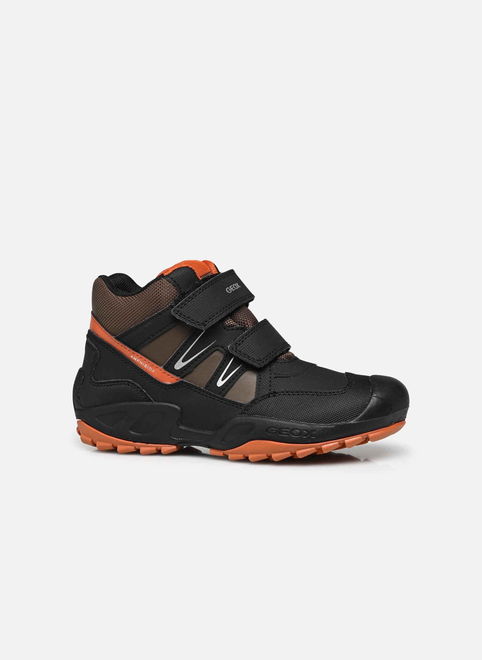 Baskets basses J NEW SAVAGE GARÇON garçon noir Geox Baskets basses J NEW SAVAGE GARÇON garçon noir Black/Dk Orange
