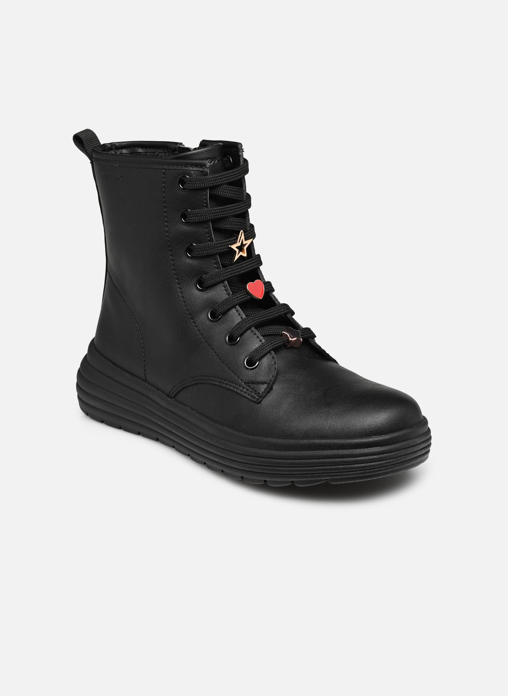 Bottines J PHAOLAE GIRL fille noir Geox Bottines J PHAOLAE GIRL fille noir Noir