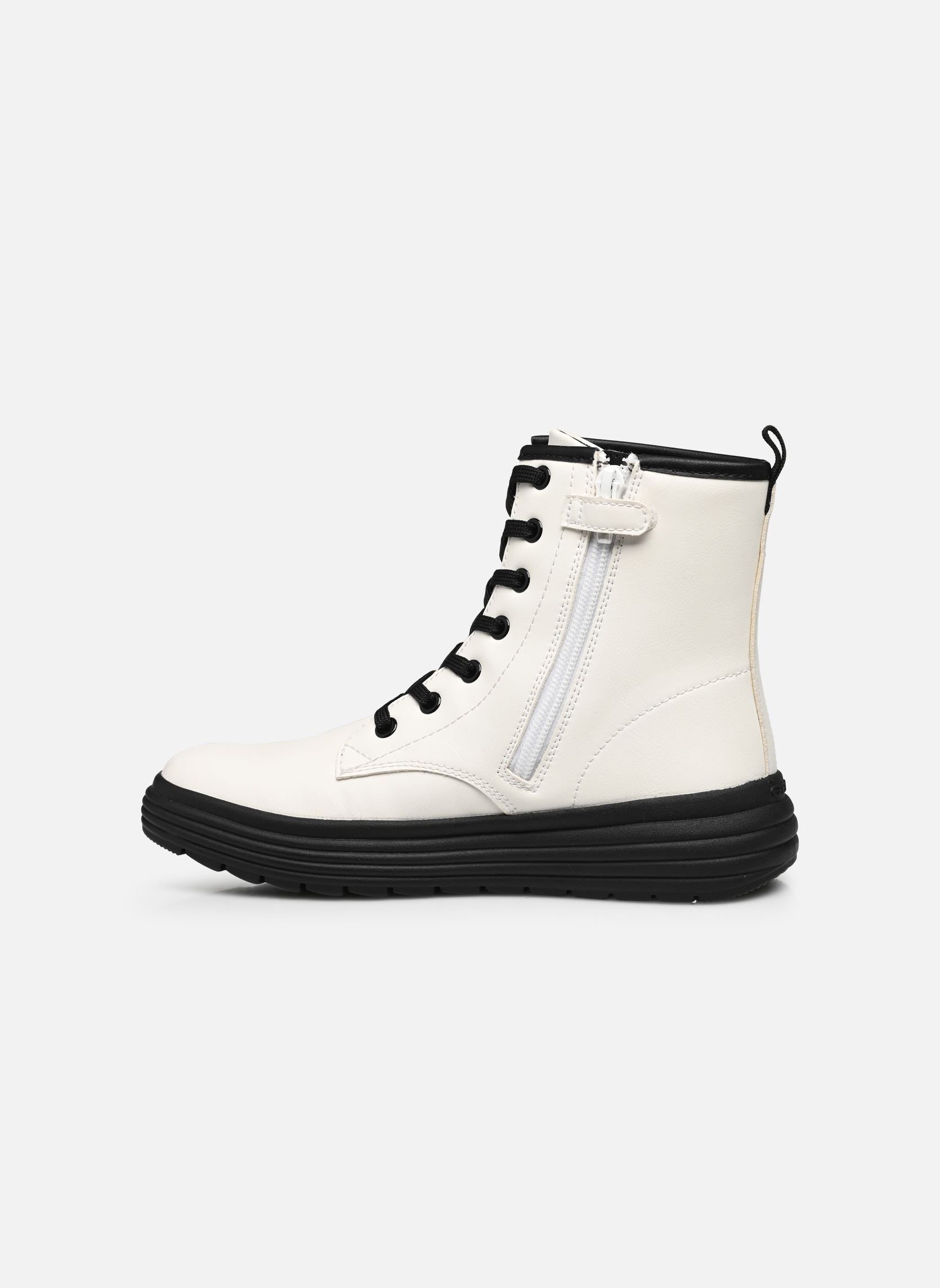 Bottines J PHAOLAE GIRL fille blanc Geox Bottines J PHAOLAE GIRL fille blanc Blanc