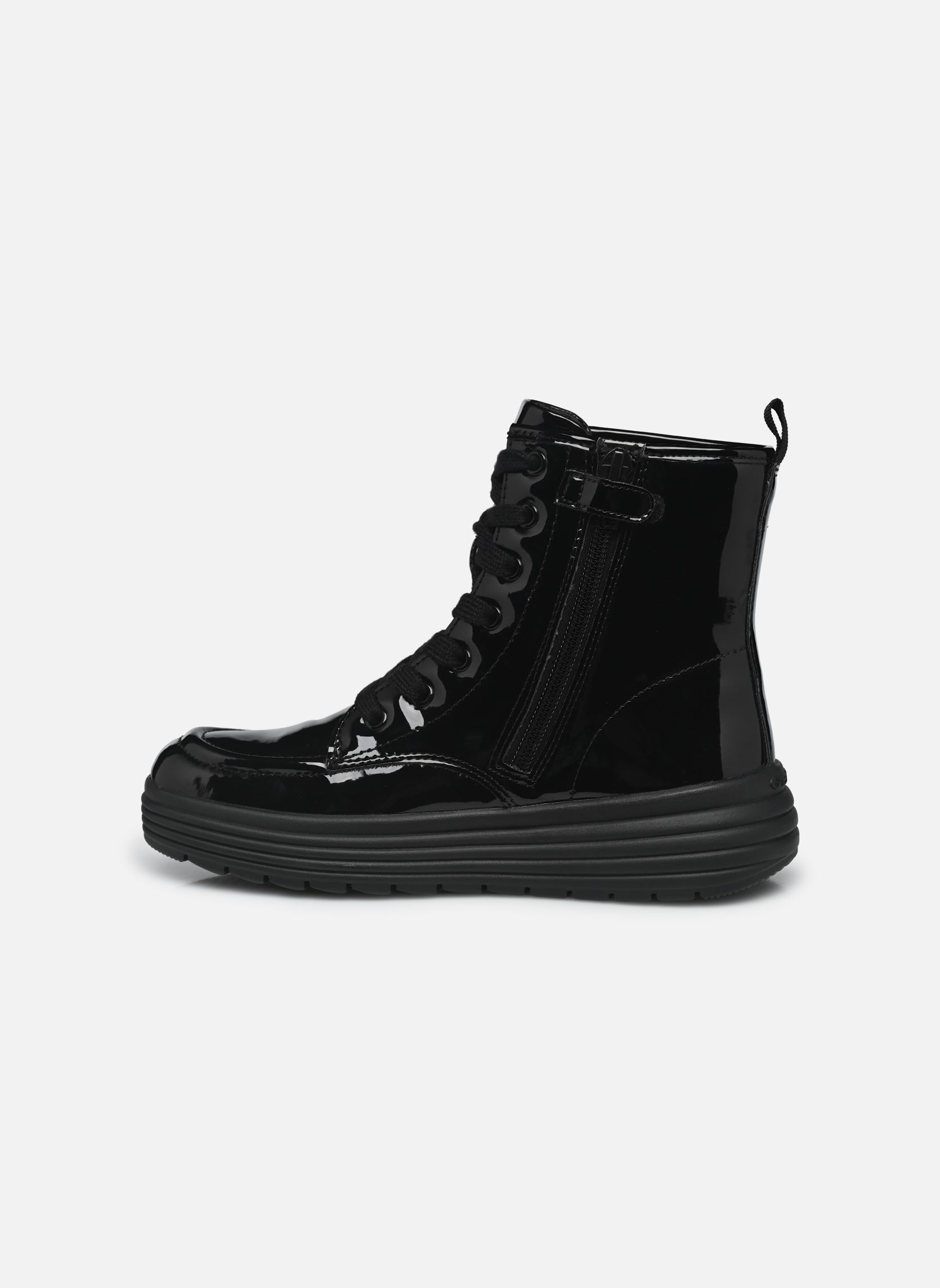Bottines J PHAOLAE GIRL fille noir Geox Bottines J PHAOLAE GIRL fille noir Noir Vernis