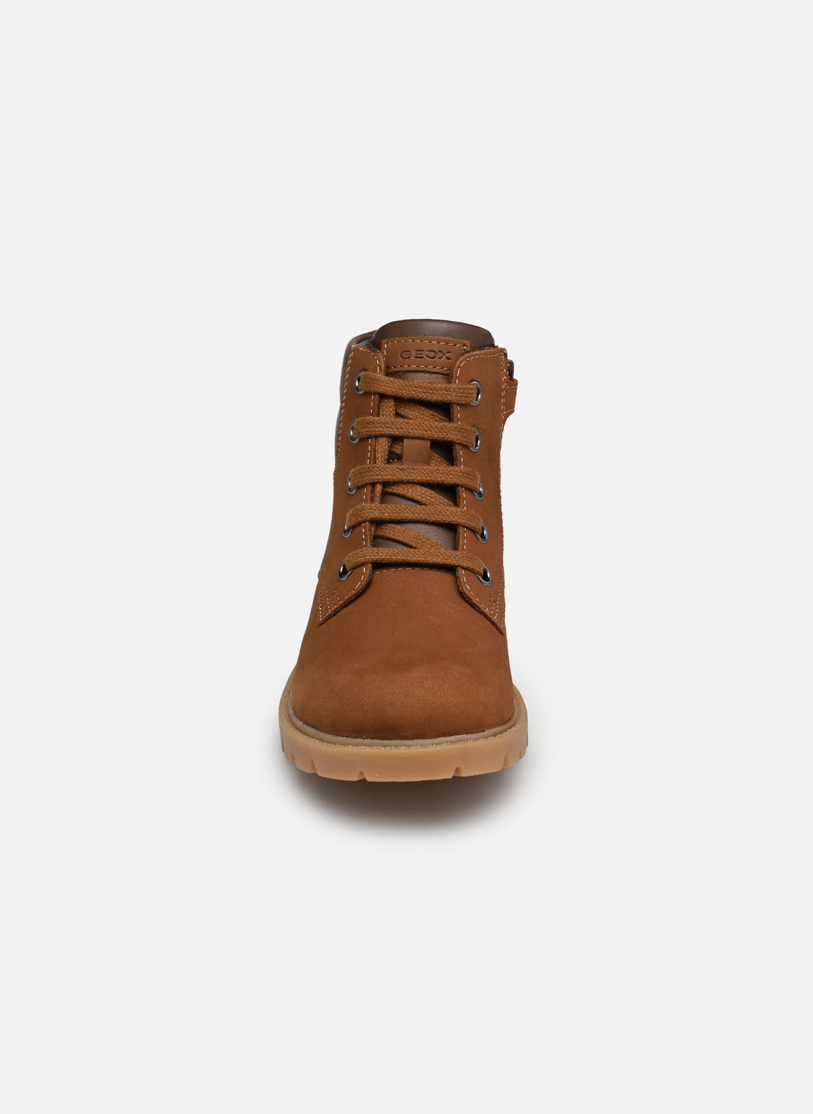 Bottines J Shaylax Boy garçon marron Geox Bottines J Shaylax Boy garçon marron TOFFEE/DK BROWN