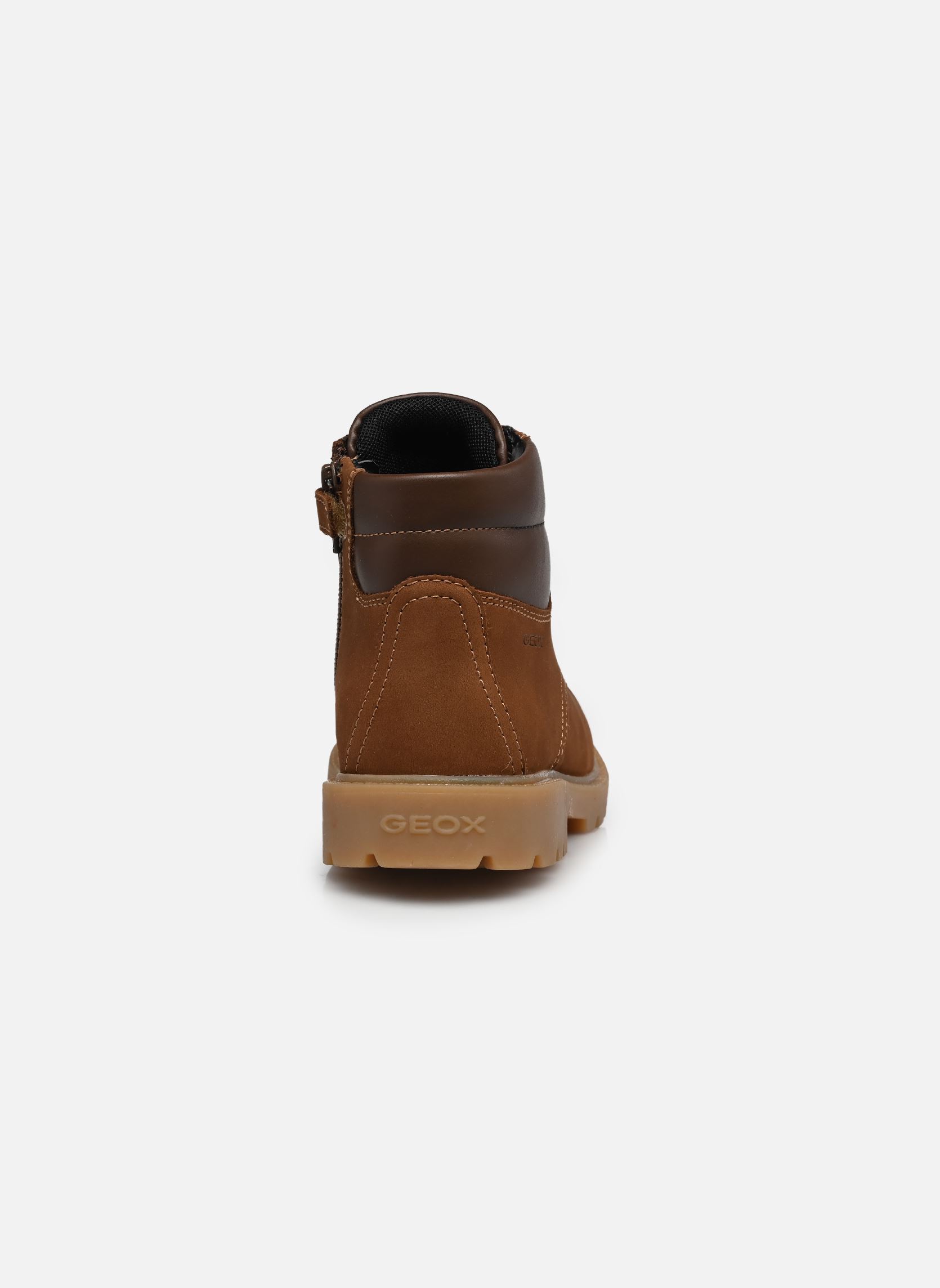 Bottines J Shaylax Boy garçon marron Geox Bottines J Shaylax Boy garçon marron TOFFEE/DK BROWN