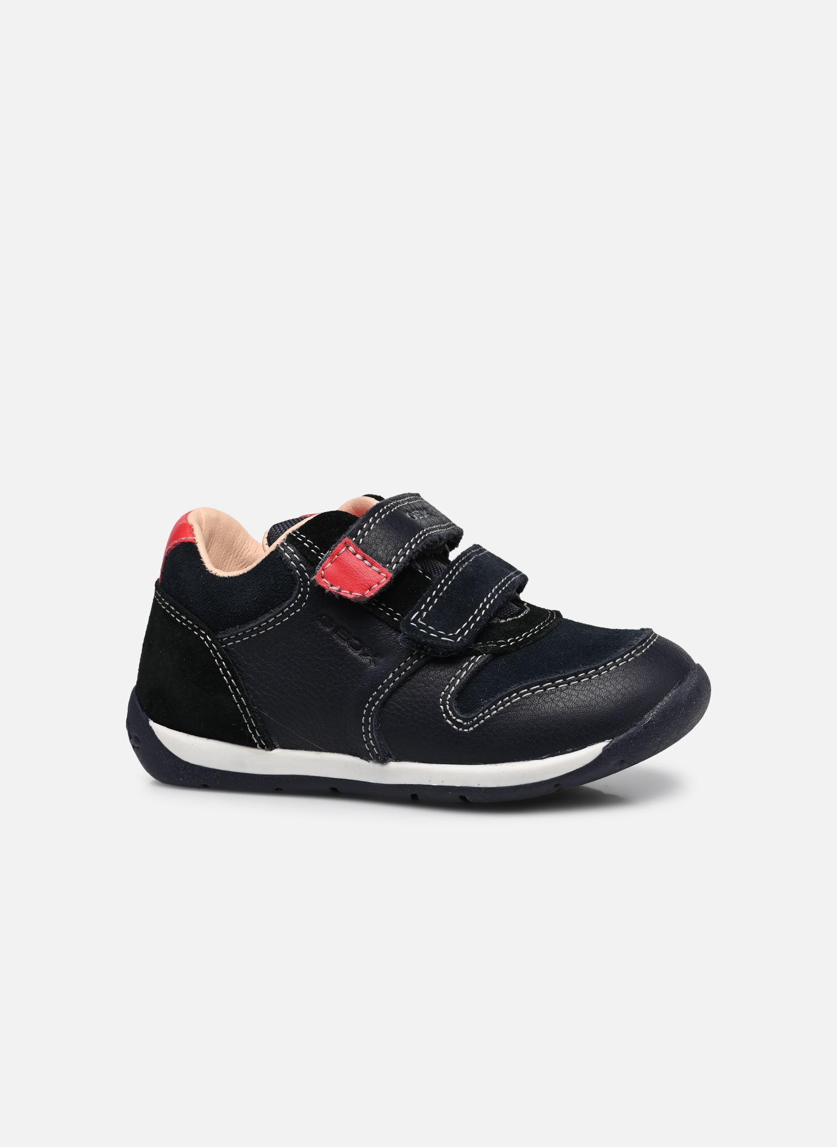 Knöchelhohe Sneaker B EACH GARÇON jungen blau Geox Knöchelhohe Sneaker B EACH GARÇON jungen blau BLEU MARINE / ROUGE