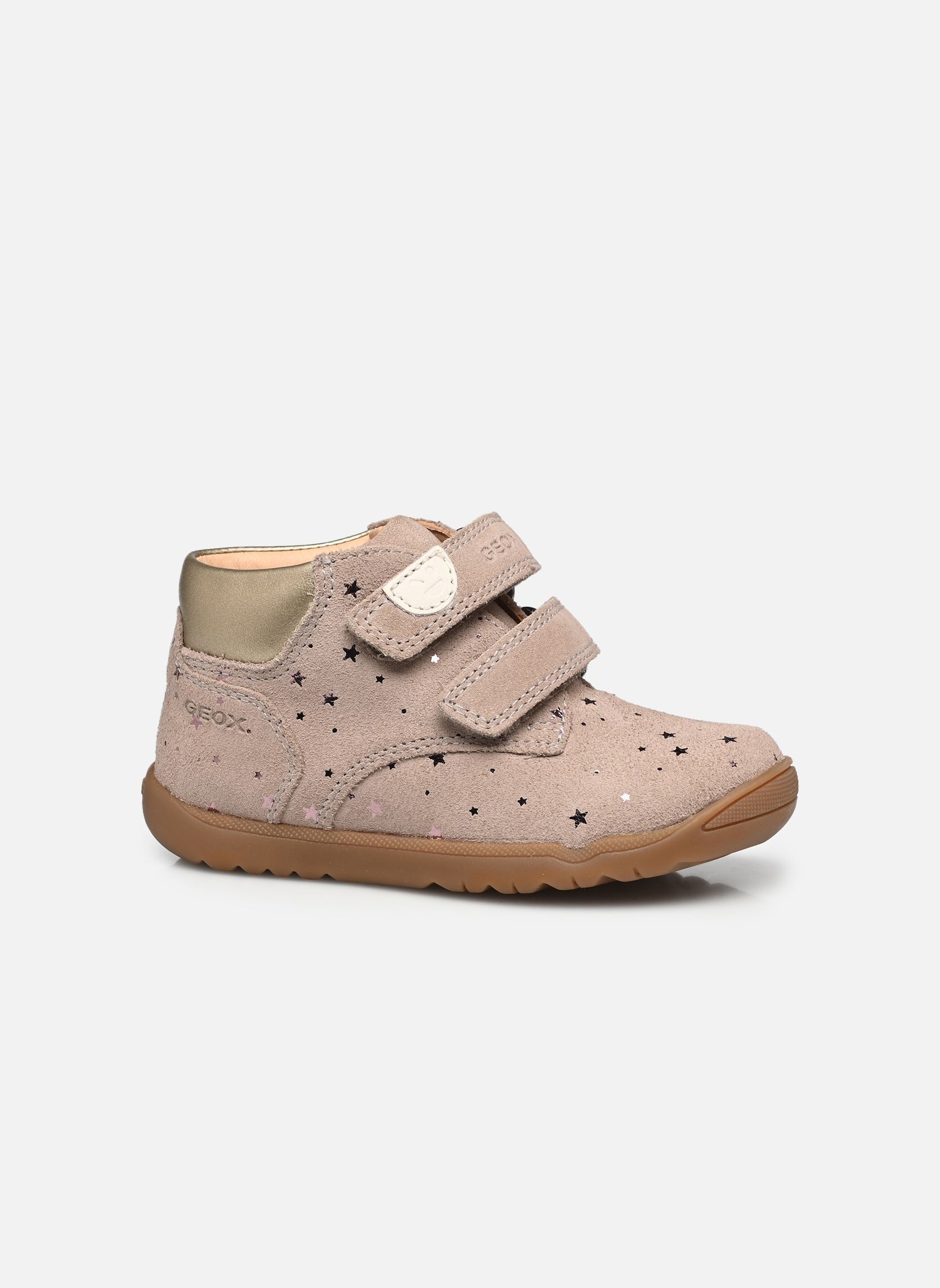 Baskets hautes B Macchia Girl fille beige Geox Baskets hautes B Macchia Girl fille beige DK BEIGE