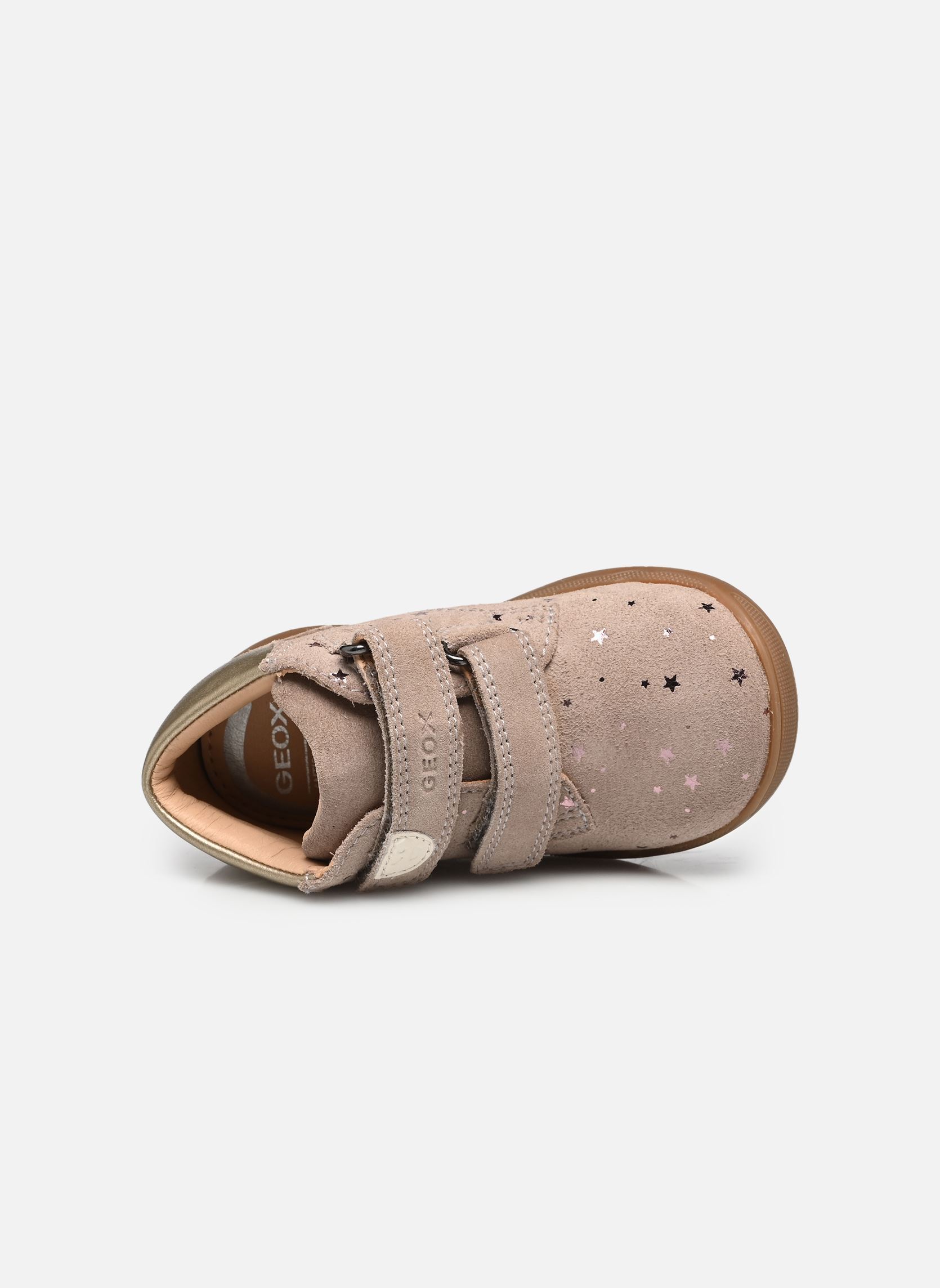 Baskets hautes B Macchia Girl fille beige Geox Baskets hautes B Macchia Girl fille beige DK BEIGE