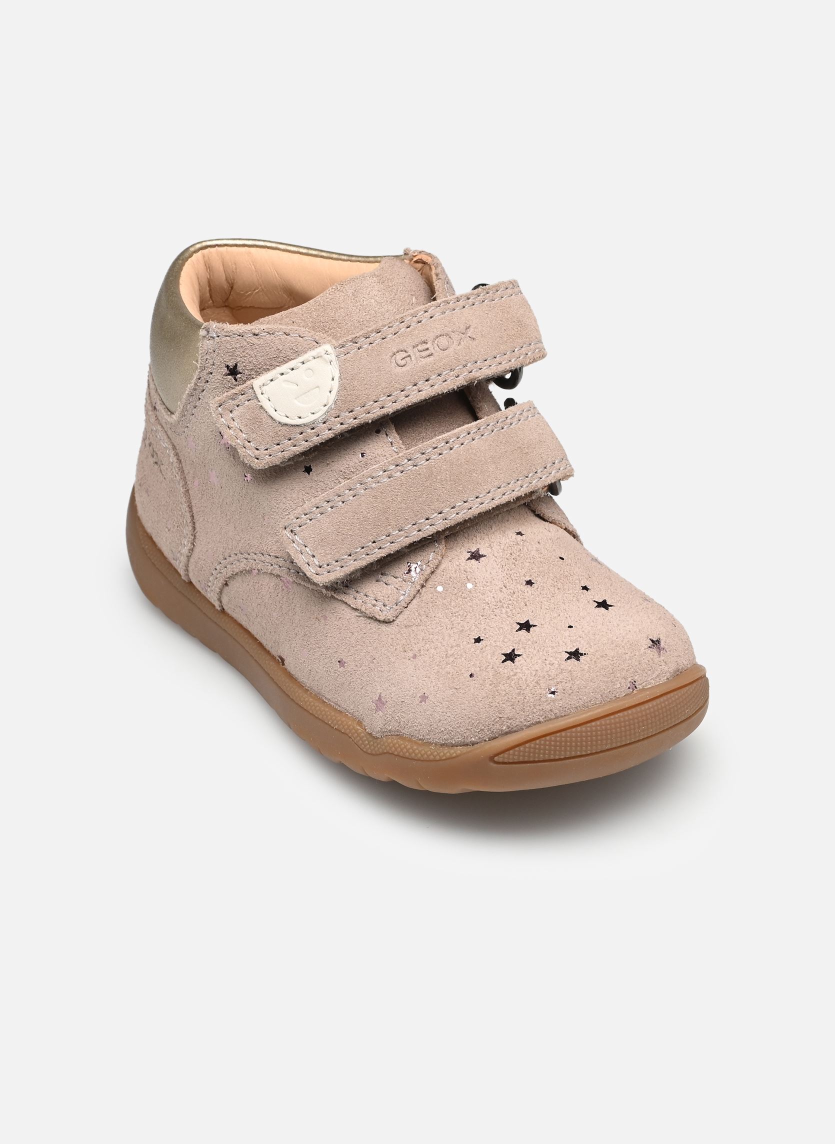 Baskets hautes B Macchia Girl fille beige Geox Baskets hautes B Macchia Girl fille beige DK BEIGE