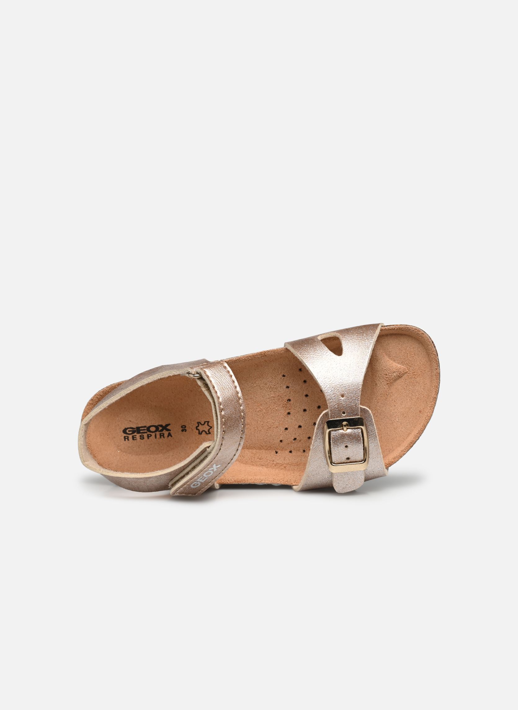 Sandalen J ADRIEL GIRL meisjes goud en brons Geox Sandalen J ADRIEL GIRL meisjes goud en brons Or Rose