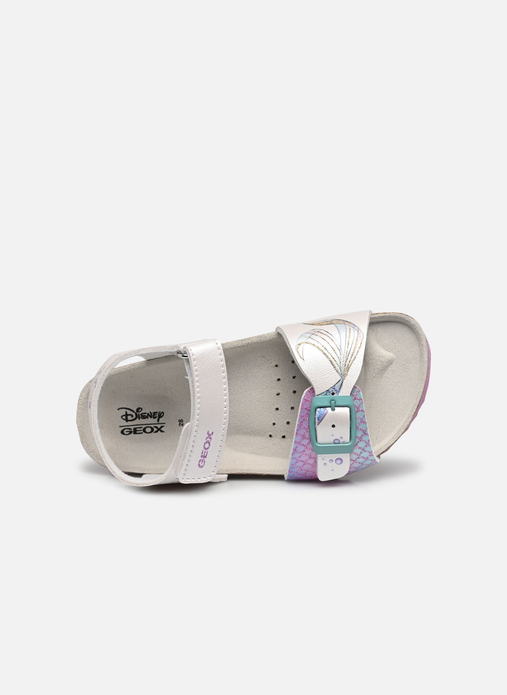 Sandalen J ADRIEL GIRL mädchen weiß Geox Sandalen J ADRIEL GIRL mädchen weiß White/Aquamarine