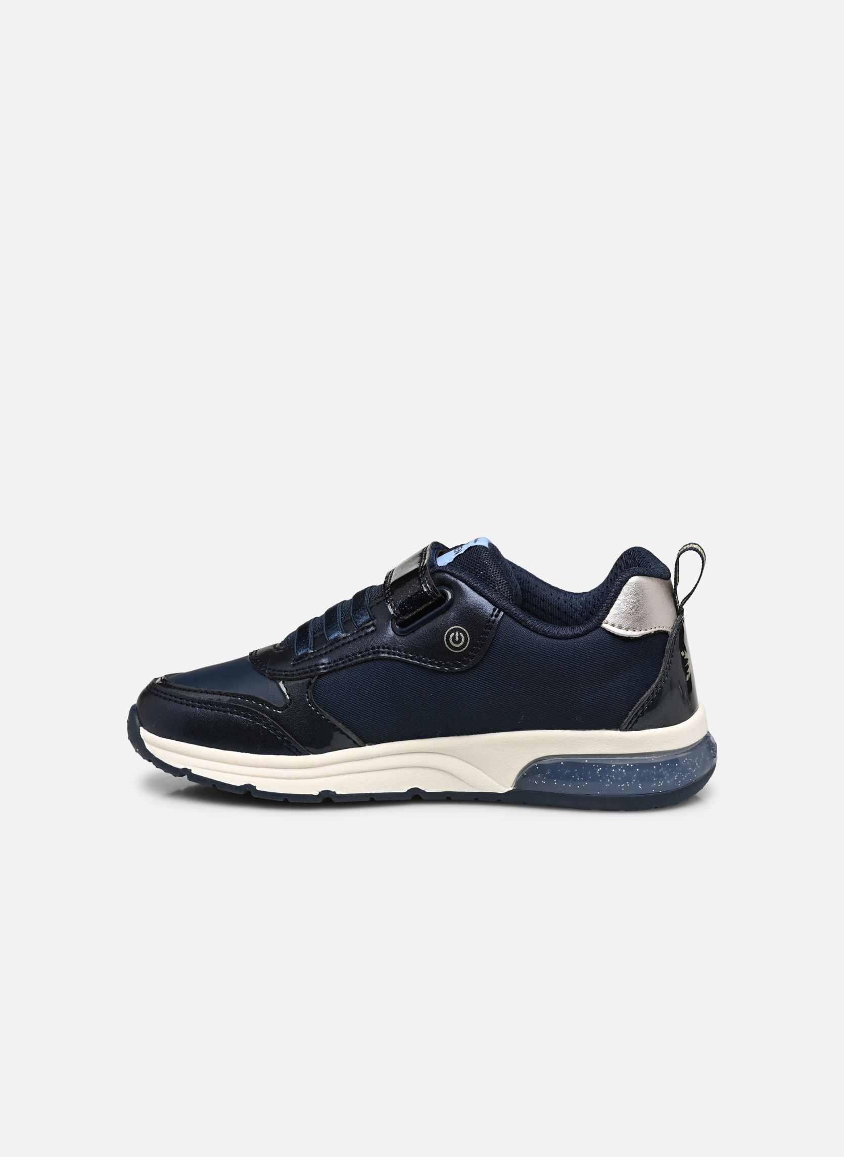 Niedrige Sneaker J Spaceclub Lights Disney mädchen blau Geox Niedrige Sneaker J Spaceclub Lights Disney mädchen blau Navy Platinum