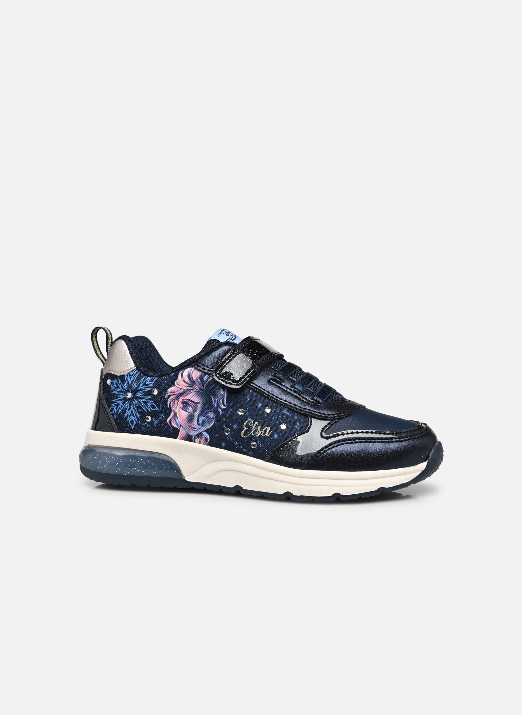 Niedrige Sneaker J Spaceclub Lights Disney mädchen blau Geox Niedrige Sneaker J Spaceclub Lights Disney mädchen blau Navy Platinum