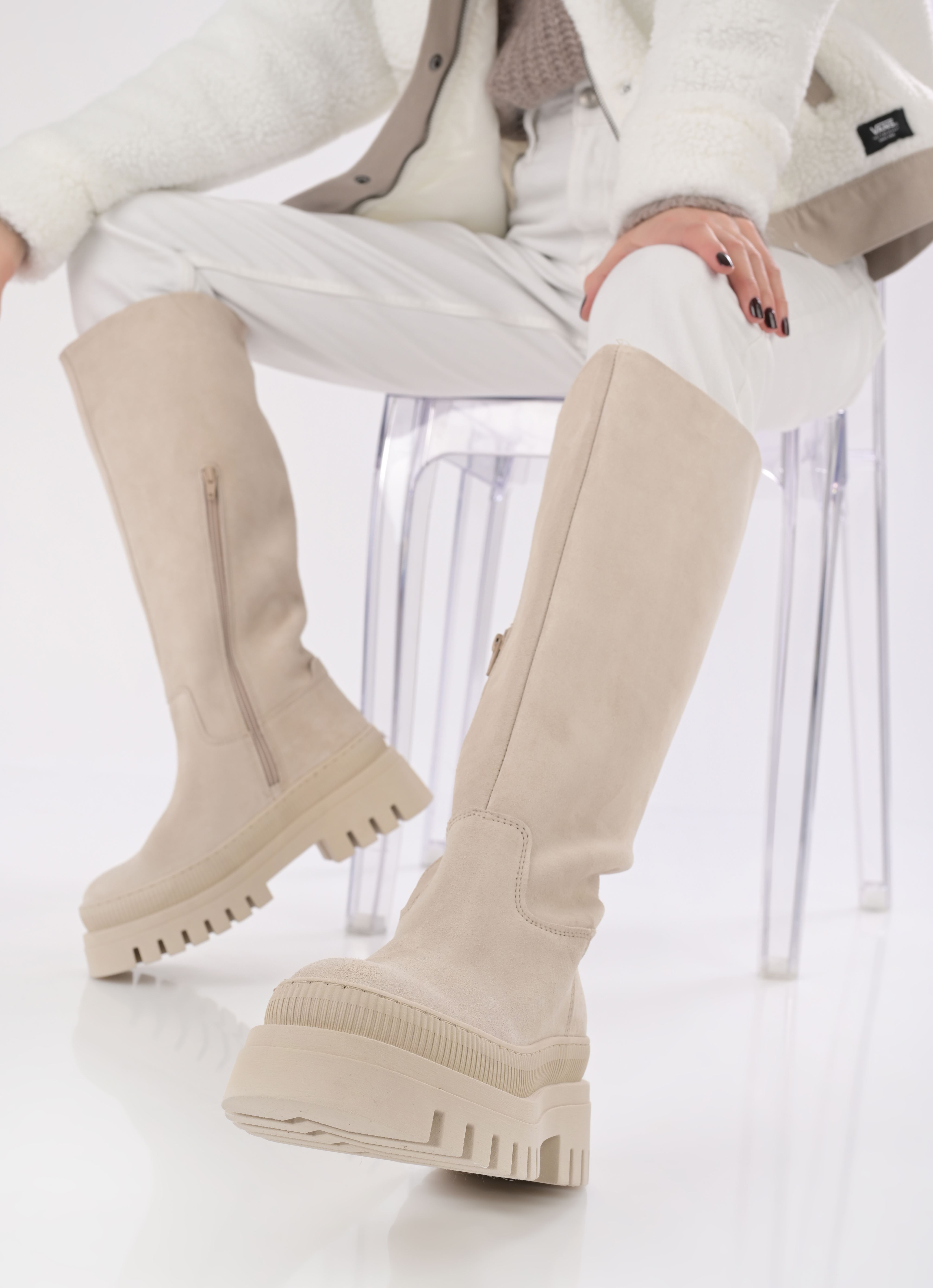 Laarzen 25639-39 dames beige Tamaris Laarzen 25639-39 dames beige ANTELOPE