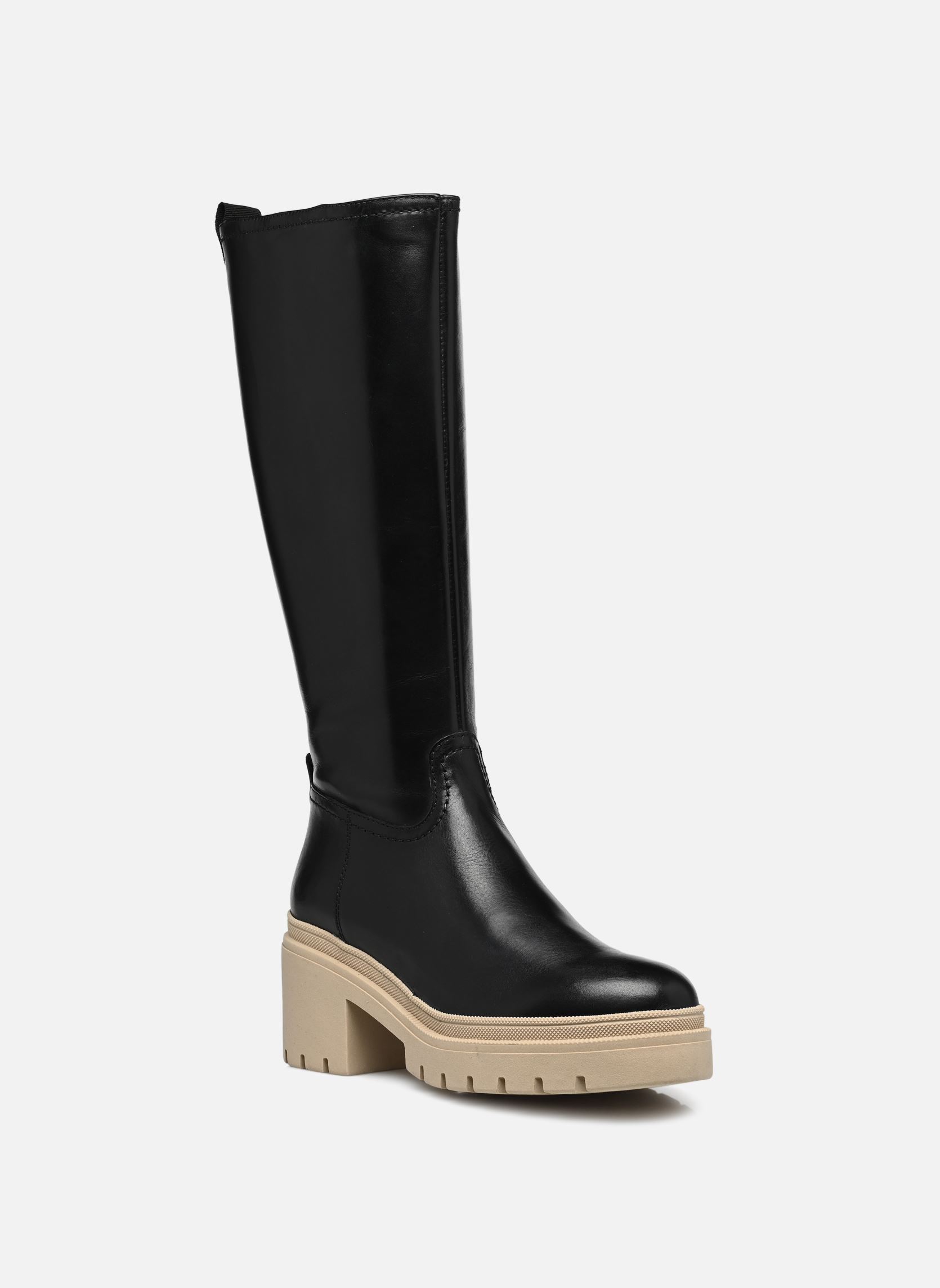 Stiefel 25640-39 damen schwarz Tamaris Stiefel 25640-39 damen schwarz BLK LEA./BEIGE