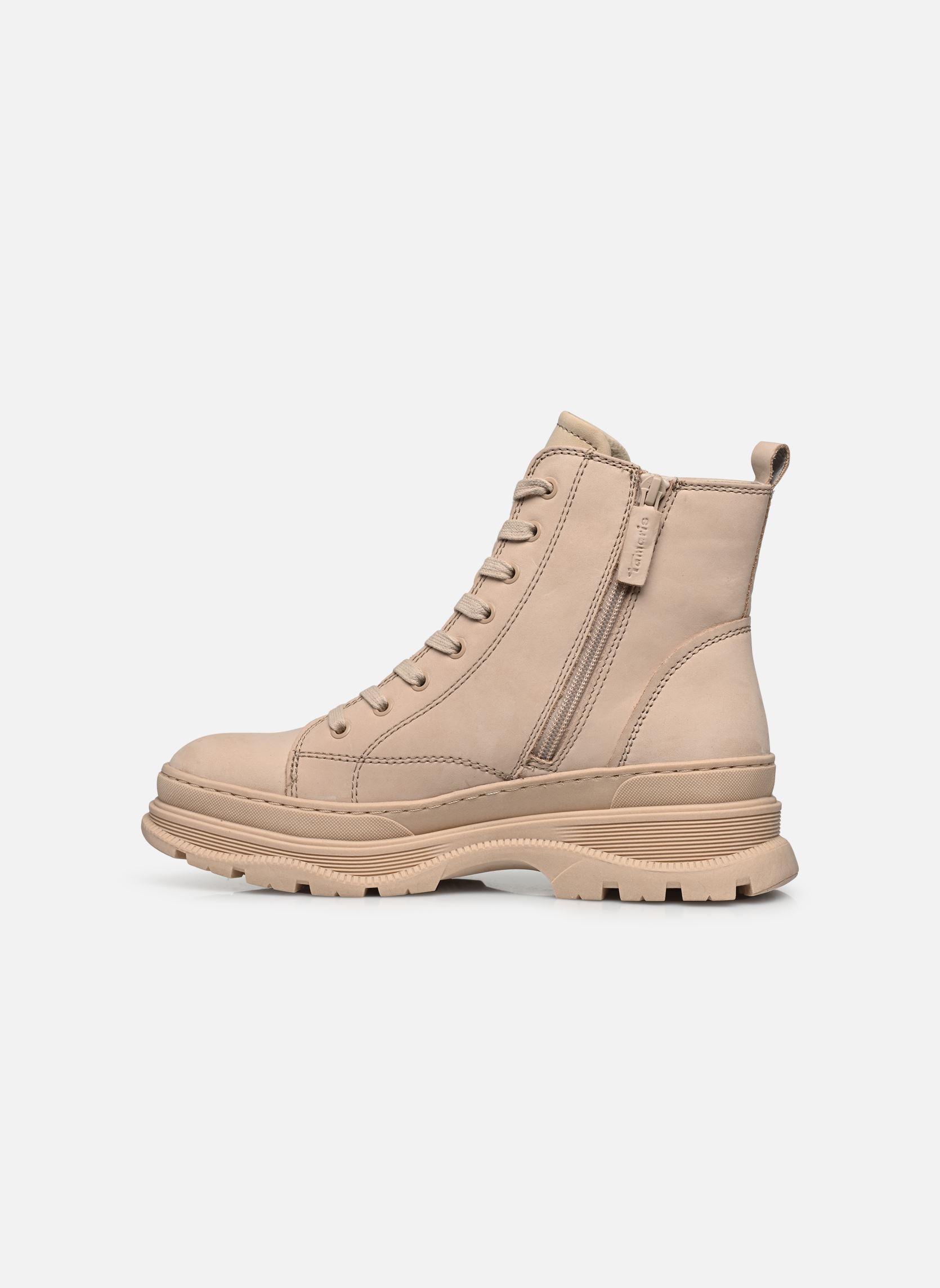 Geschnürte Stiefeletten 25883-39 damen weiß Tamaris Geschnürte Stiefeletten 25883-39 damen weiß IVORY