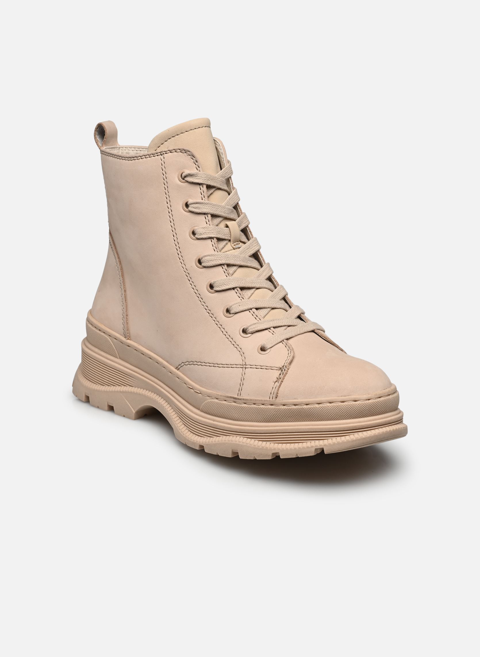 Geschnürte Stiefeletten 25883-39 damen weiß Tamaris Geschnürte Stiefeletten 25883-39 damen weiß IVORY