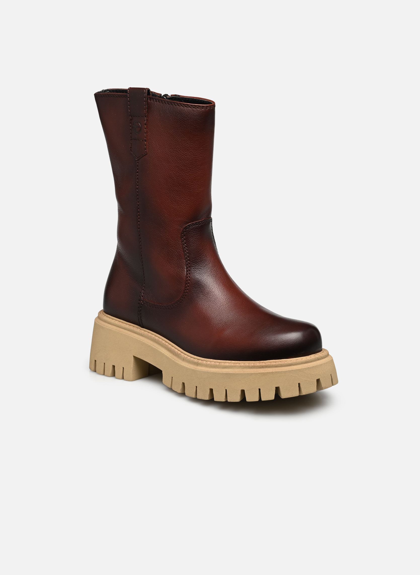 Niedrige Ankle Boots 25928-39 damen braun Tamaris Niedrige Ankle Boots 25928-39 damen braun CAFE/BEIGE