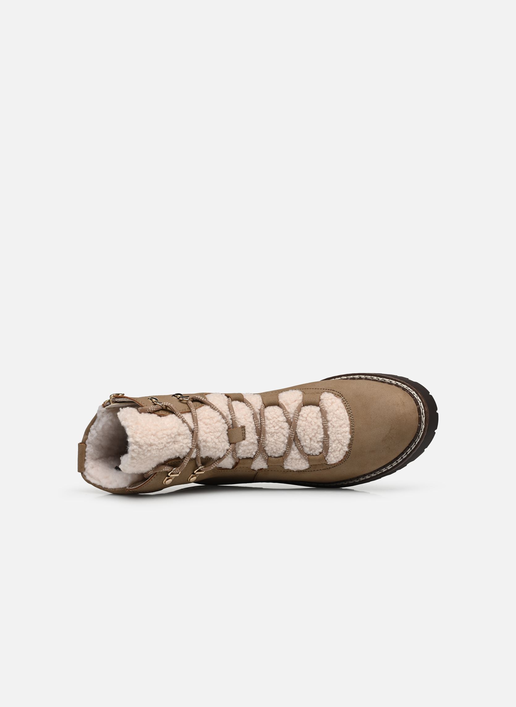 Bottines fourrées 26881-39 femme beige Tamaris Bottines fourrées 26881-39 femme beige TAUPE