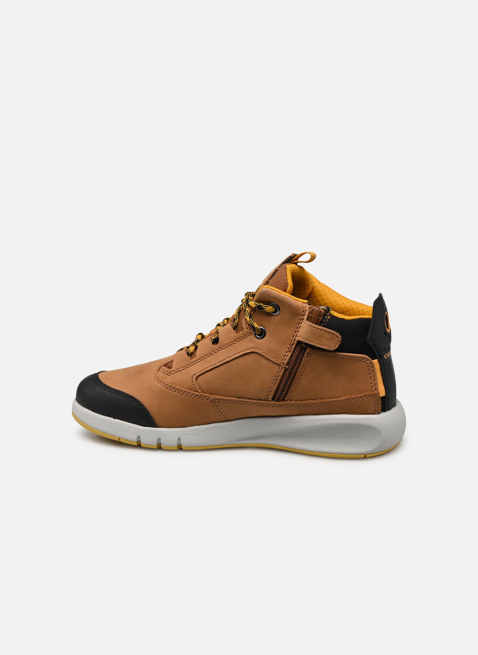 Stiefeletten / Ankle Boots J AERANTER BOY ABX jungen braun Geox Stiefeletten / Ankle Boots J AERANTER BOY ABX jungen braun Brown/Dk Yellow