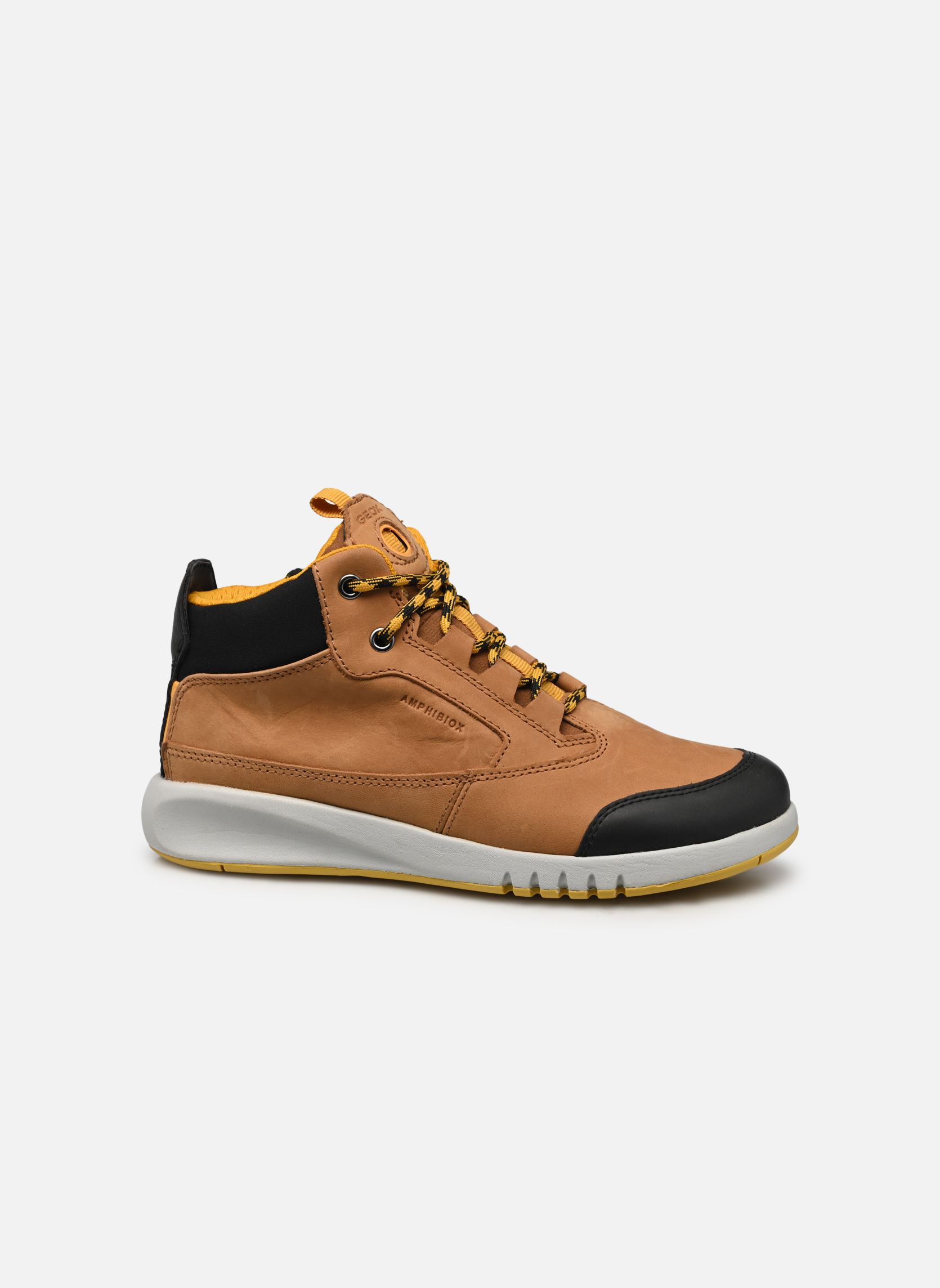 Stiefeletten / Ankle Boots J AERANTER BOY ABX jungen braun Geox Stiefeletten / Ankle Boots J AERANTER BOY ABX jungen braun Brown/Dk Yellow