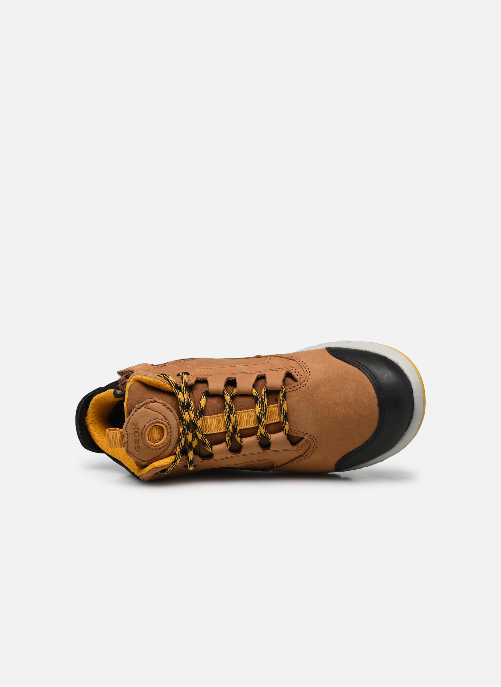 Stiefeletten / Ankle Boots J AERANTER BOY ABX jungen braun Geox Stiefeletten / Ankle Boots J AERANTER BOY ABX jungen braun Brown/Dk Yellow