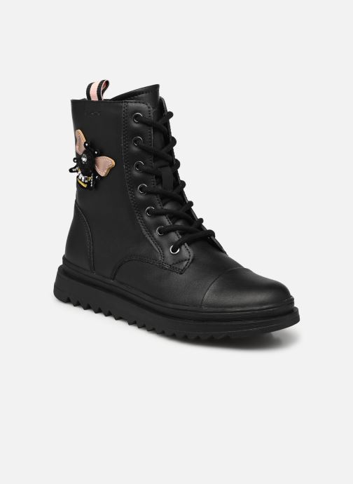 Geox CASEY GIRL - Stivaletti stringati - black/nero Geox CASEY GIRL - Stivaletti stringati - black/nero