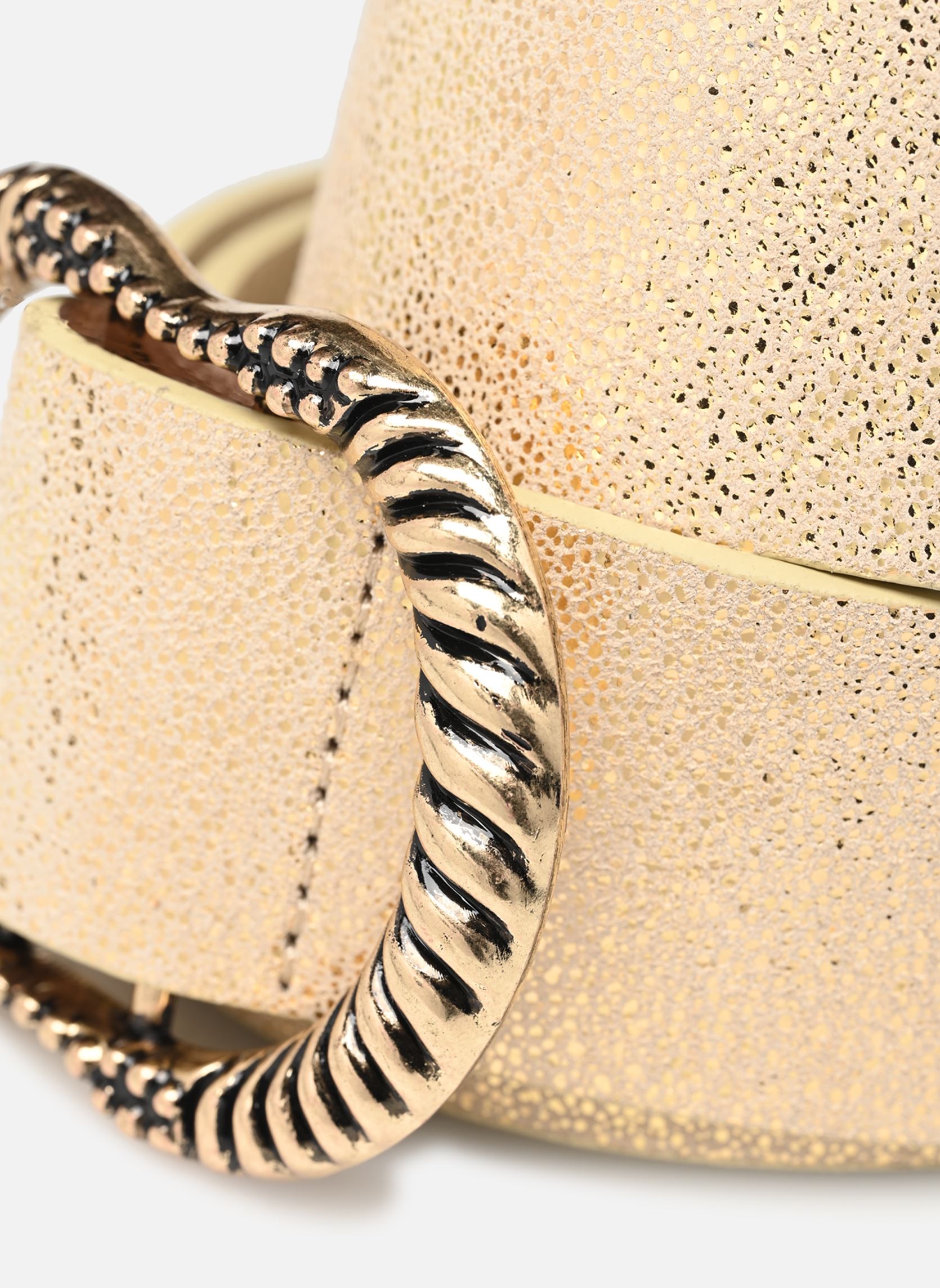 Ceintures Nikka Suede Jeans Belt Fc femme or et bronze Pieces Ceintures Nikka Suede Jeans Belt Fc femme or et bronze Gold Colour