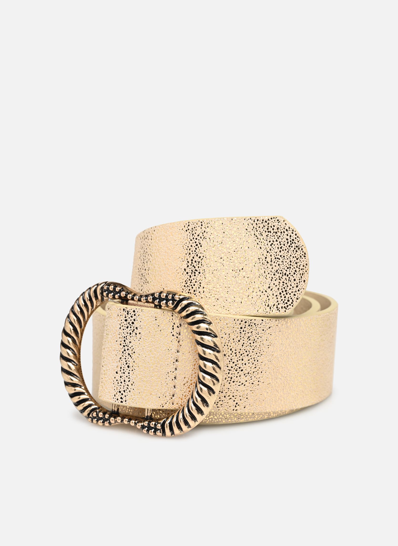 Ceintures Nikka Suede Jeans Belt Fc femme or et bronze Pieces Ceintures Nikka Suede Jeans Belt Fc femme or et bronze Gold Colour