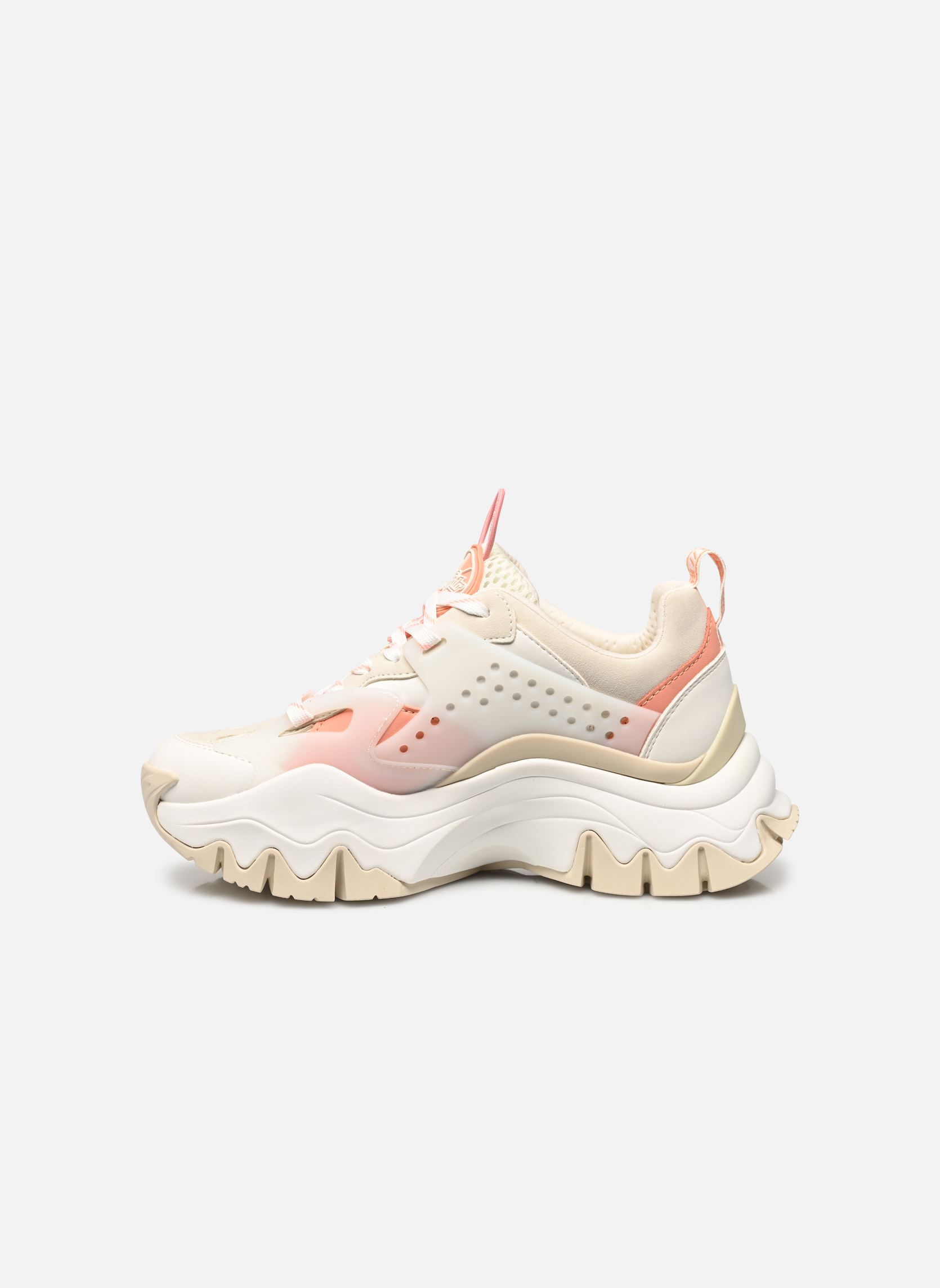 Niedrige Sneaker TRAIL ONE damen beige Buffalo Niedrige Sneaker TRAIL ONE damen beige Beige / Orange