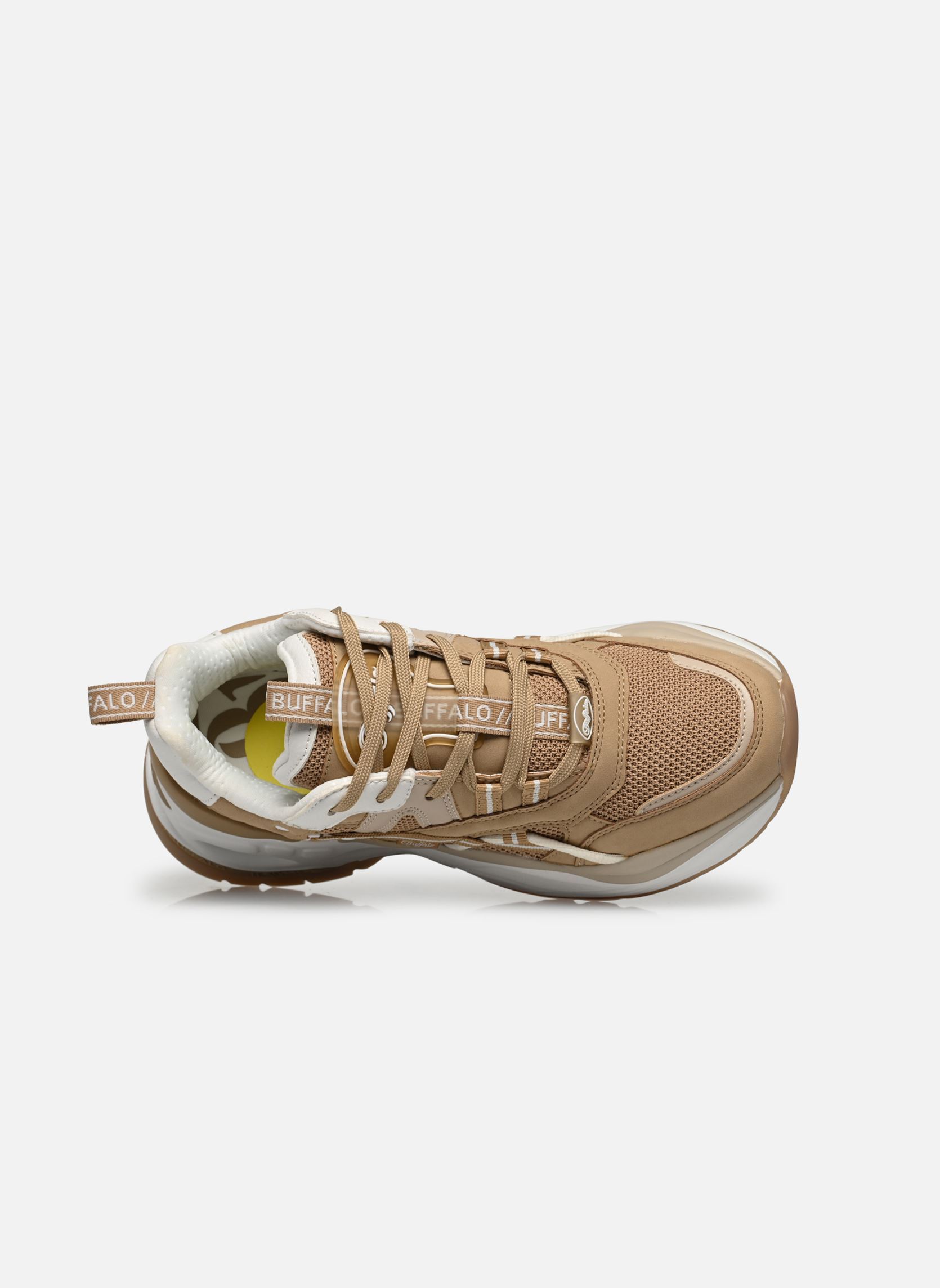 Niedrige Sneaker TRIPLET HOLLOW damen beige Buffalo Niedrige Sneaker TRIPLET HOLLOW damen beige Beige