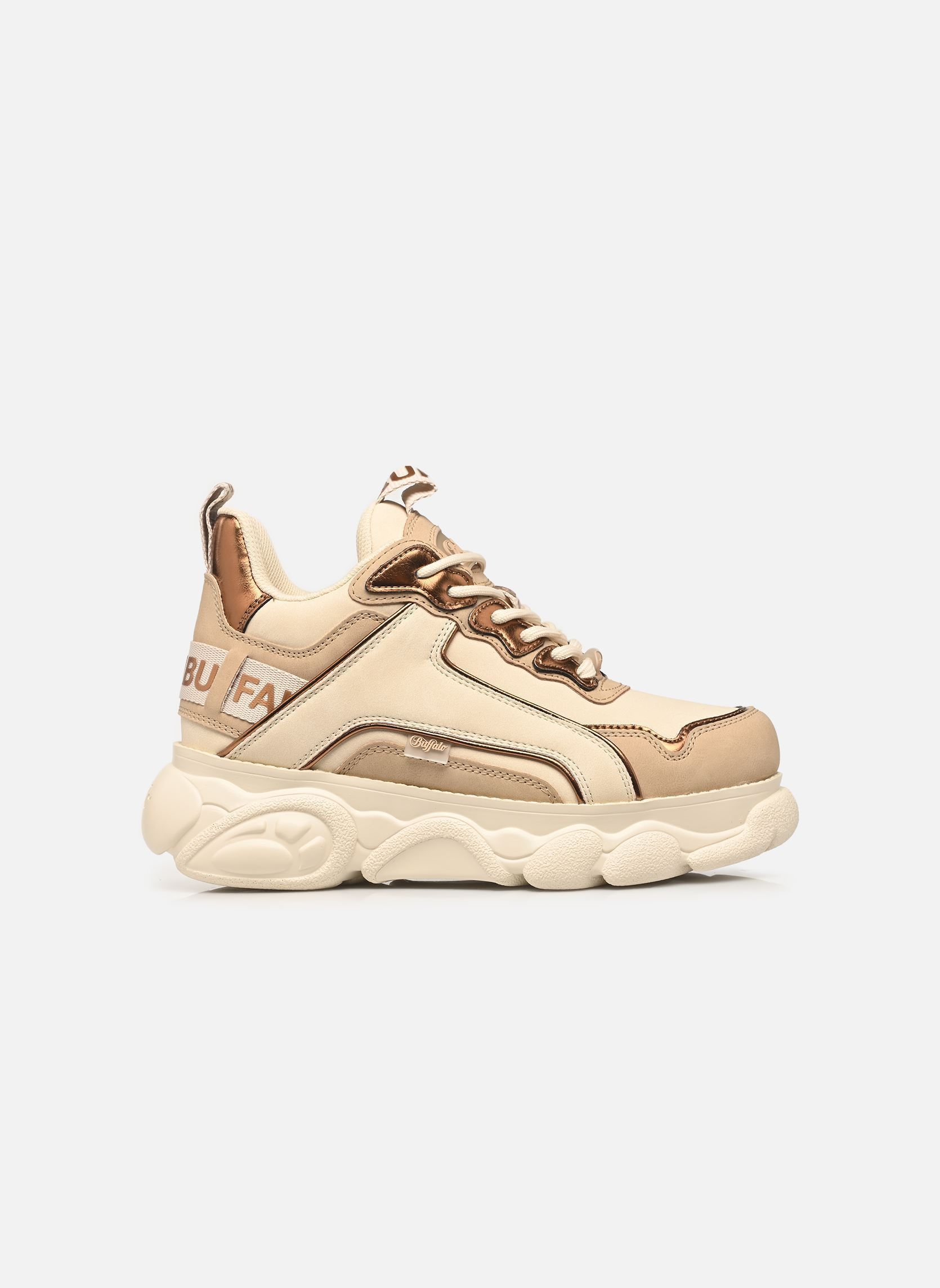 Lage sneakers CLD CHAI dames beige Buffalo Lage sneakers CLD CHAI dames beige BEIGE/COPPER