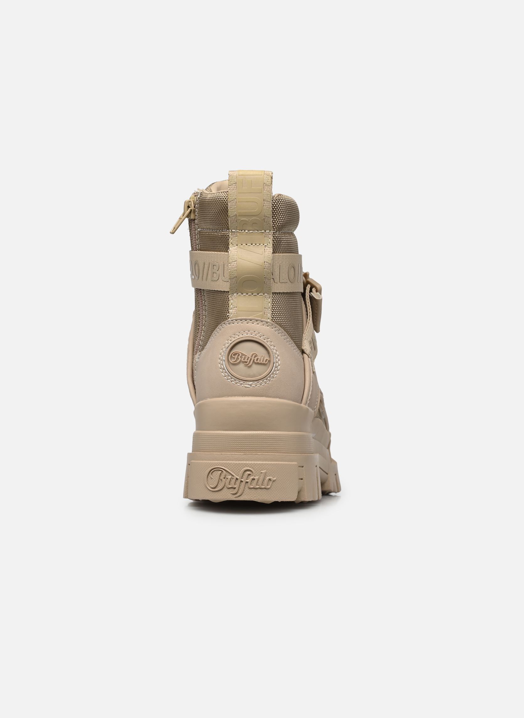 Geschnürte Stiefeletten ASPHA COM1 damen beige Buffalo Geschnürte Stiefeletten ASPHA COM1 damen beige BEIGE