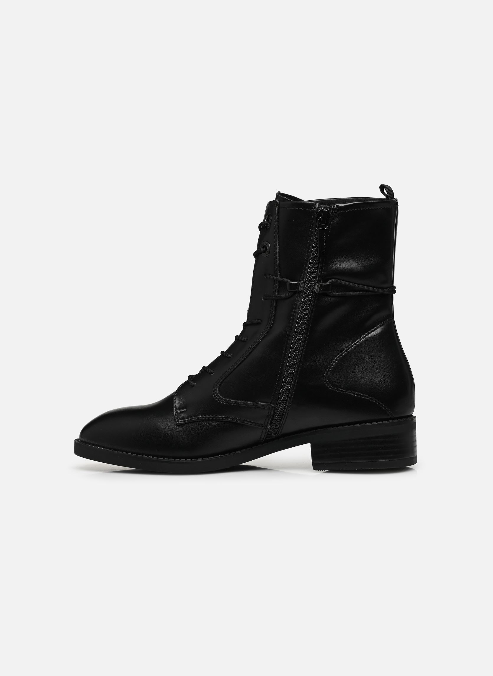 Bottines à lacets 25004-29 femme noir Tamaris Bottines à lacets 25004-29 femme noir BLACK MATT