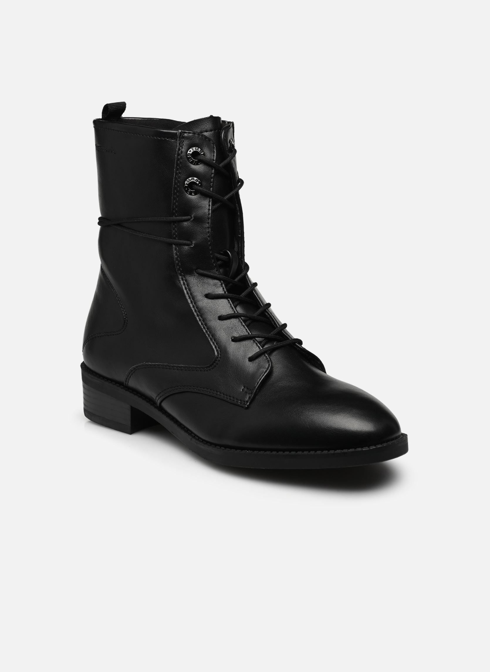 Bottines à lacets 25004-29 femme noir Tamaris Bottines à lacets 25004-29 femme noir BLACK MATT