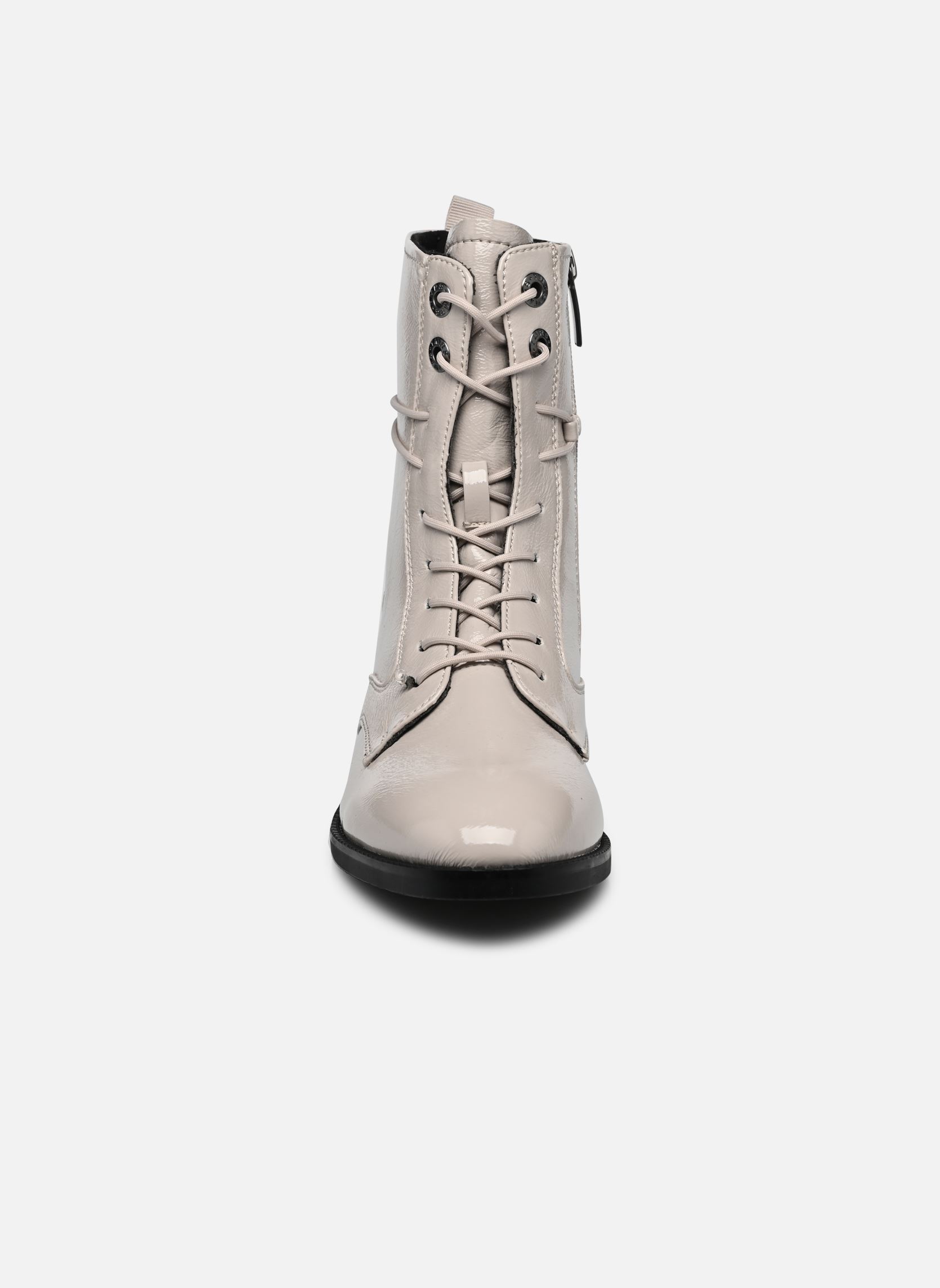 Veterlaarsjes 25004-29 dames beige Tamaris Veterlaarsjes 25004-29 dames beige PALE GREY PAT.
