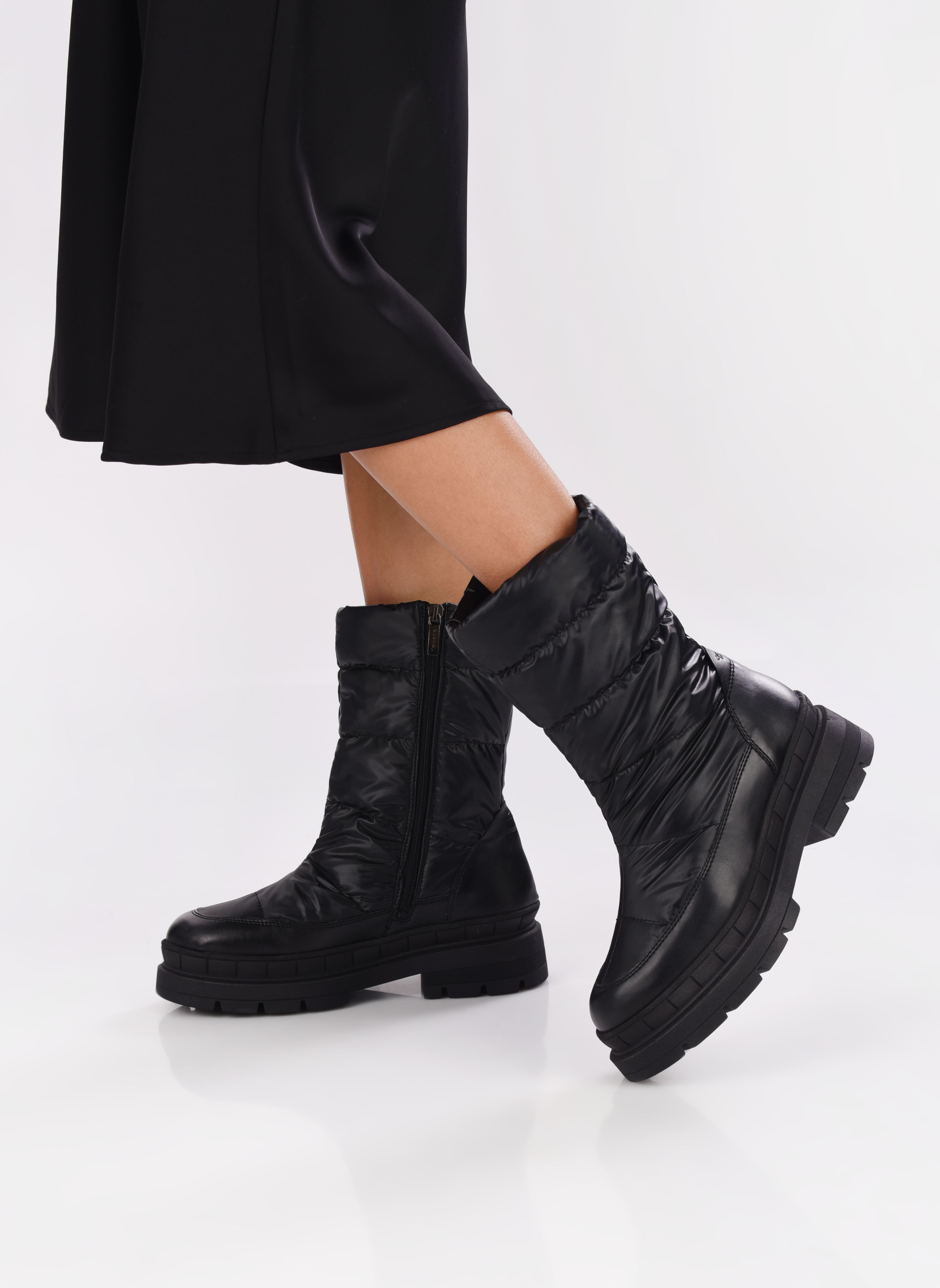 Bottines fourrées 26460-29 femme noir Tamaris Bottines fourrées 26460-29 femme noir BLACK SHINY