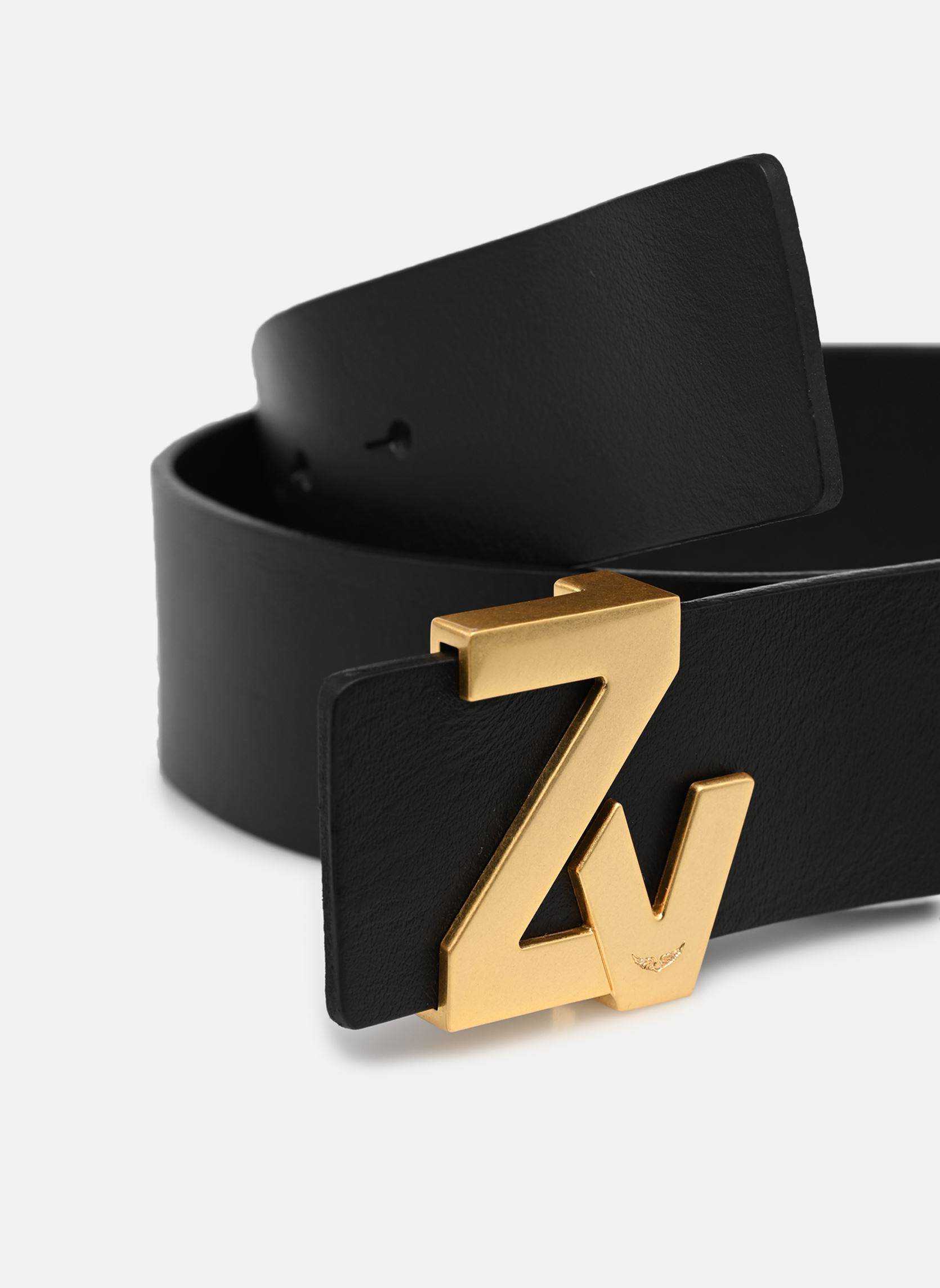 Gürtel Zv Initiale La Belt 40Mm Natur damen schwarz Zadig & Voltaire Gürtel Zv Initiale La Belt 40Mm Natur damen schwarz Noir