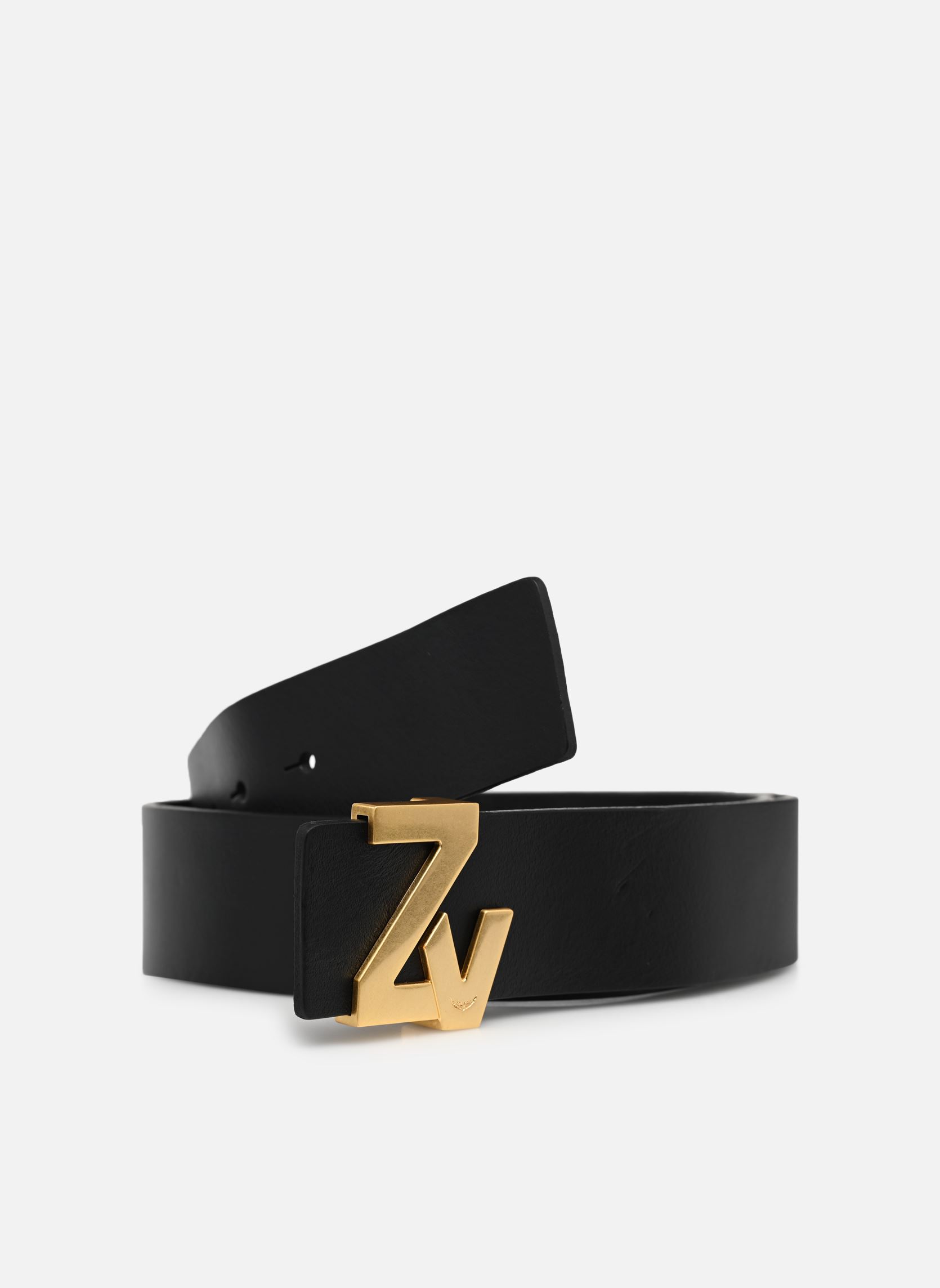 Gürtel Zv Initiale La Belt 40Mm Natur damen schwarz Zadig & Voltaire Gürtel Zv Initiale La Belt 40Mm Natur damen schwarz Noir