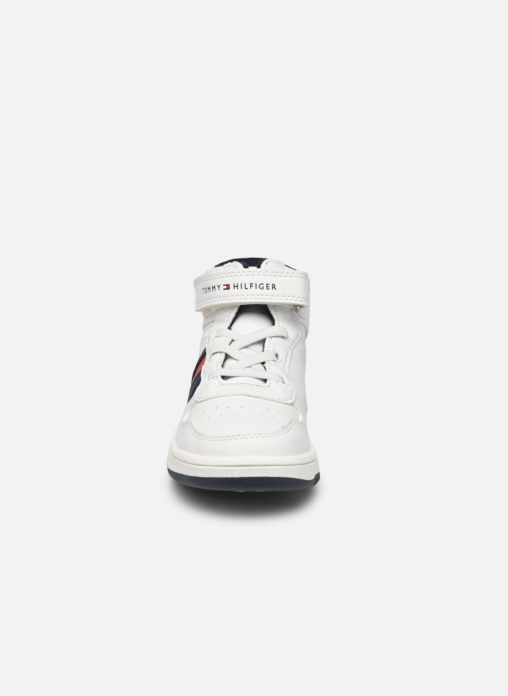 Niedrige Sneaker High Top Lace-Up/Velcro Sneaker jungen weiß Tommy Hilfiger Niedrige Sneaker High Top Lace-Up/Velcro Sneaker jungen weiß White