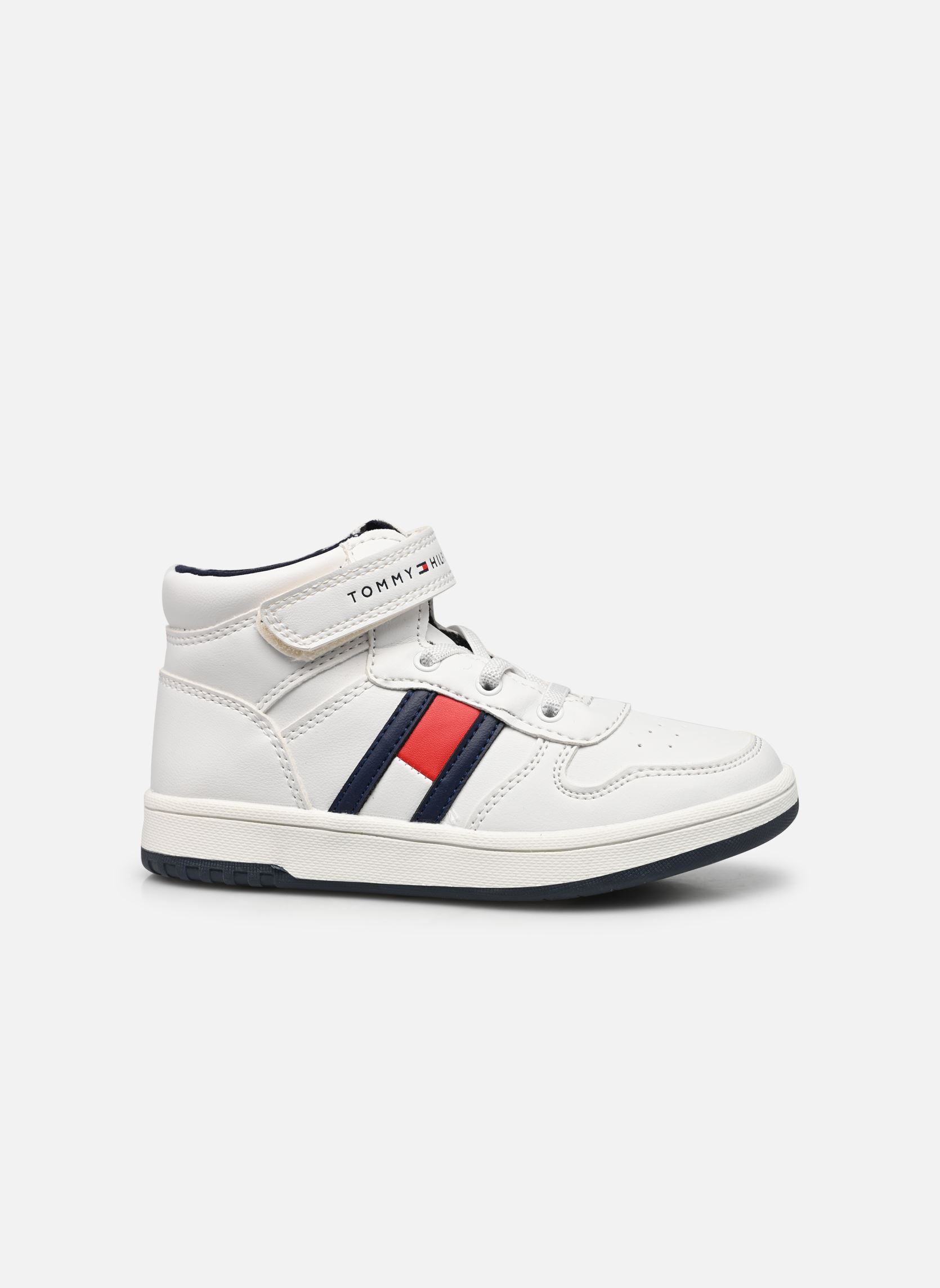 Niedrige Sneaker High Top Lace-Up/Velcro Sneaker jungen weiß Tommy Hilfiger Niedrige Sneaker High Top Lace-Up/Velcro Sneaker jungen weiß White