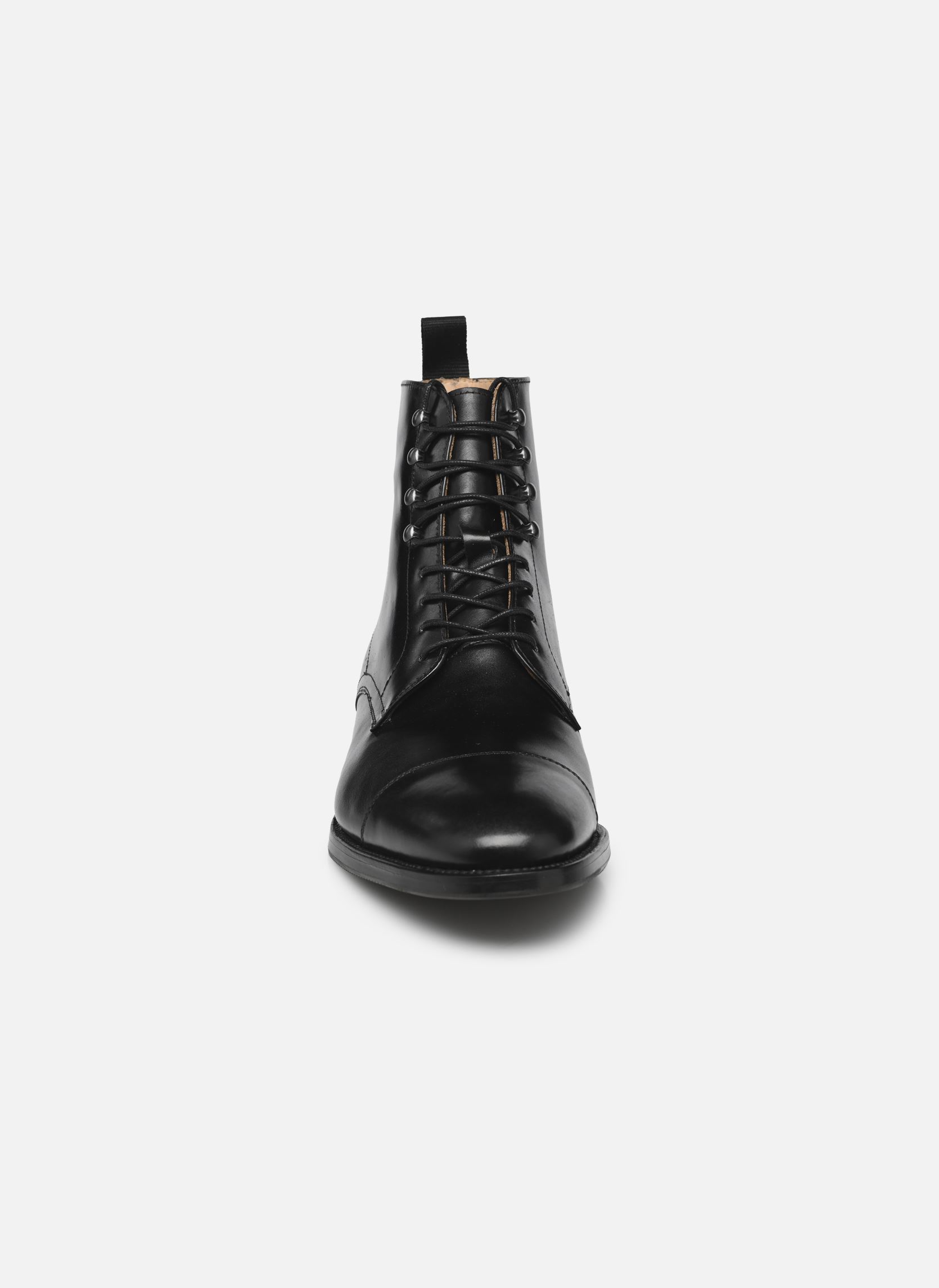 Geschnürte Stiefeletten Wilopa Cousu Good Year herren schwarz Marvin&Co Luxe Geschnürte Stiefeletten Wilopa Cousu Good Year herren schwarz NOIR