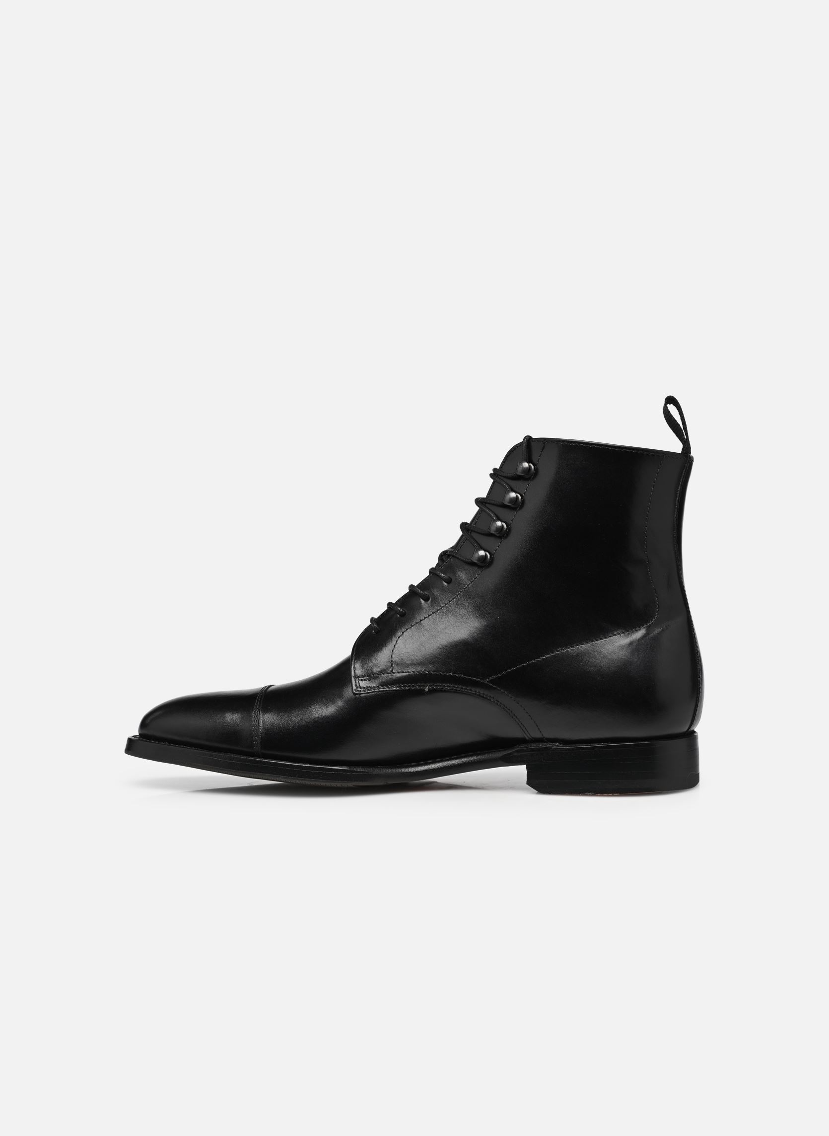 Geschnürte Stiefeletten Wilopa Cousu Good Year herren schwarz Marvin&Co Luxe Geschnürte Stiefeletten Wilopa Cousu Good Year herren schwarz NOIR