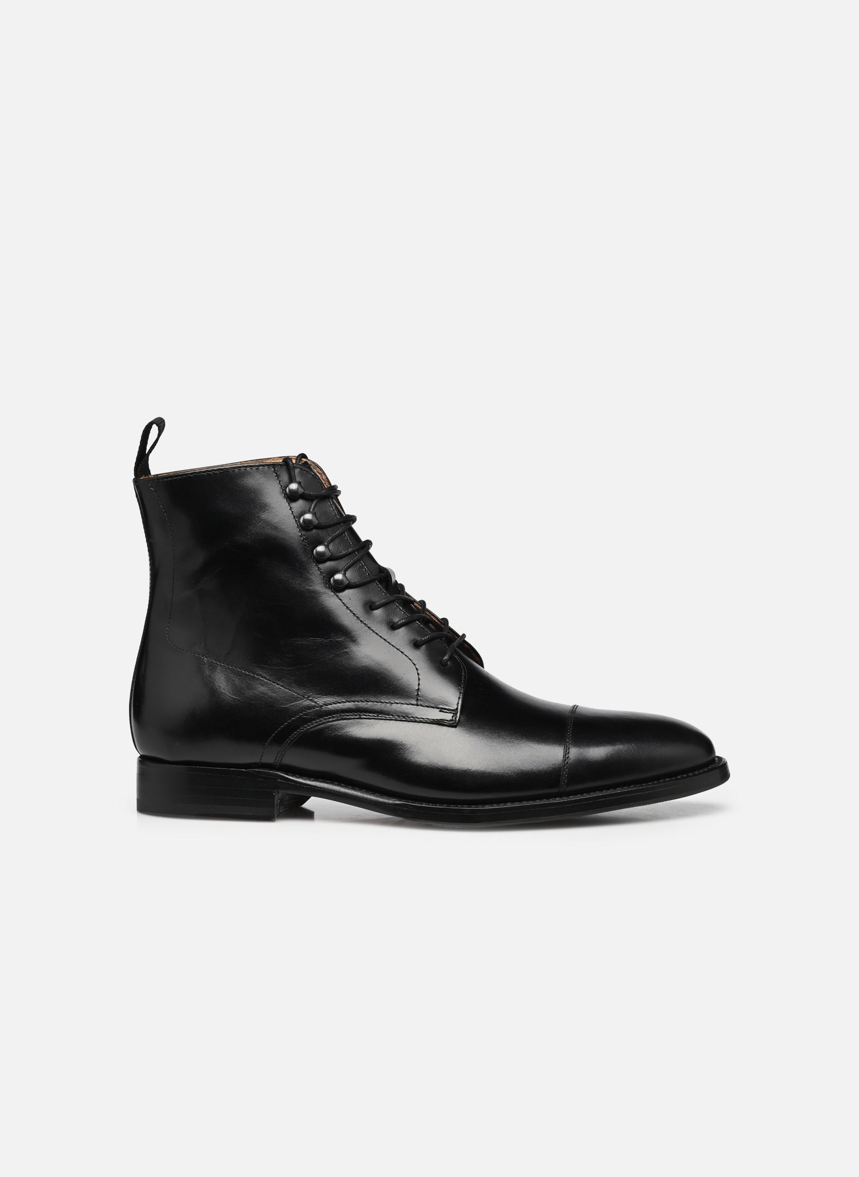 Geschnürte Stiefeletten Wilopa Cousu Good Year herren schwarz Marvin&Co Luxe Geschnürte Stiefeletten Wilopa Cousu Good Year herren schwarz NOIR