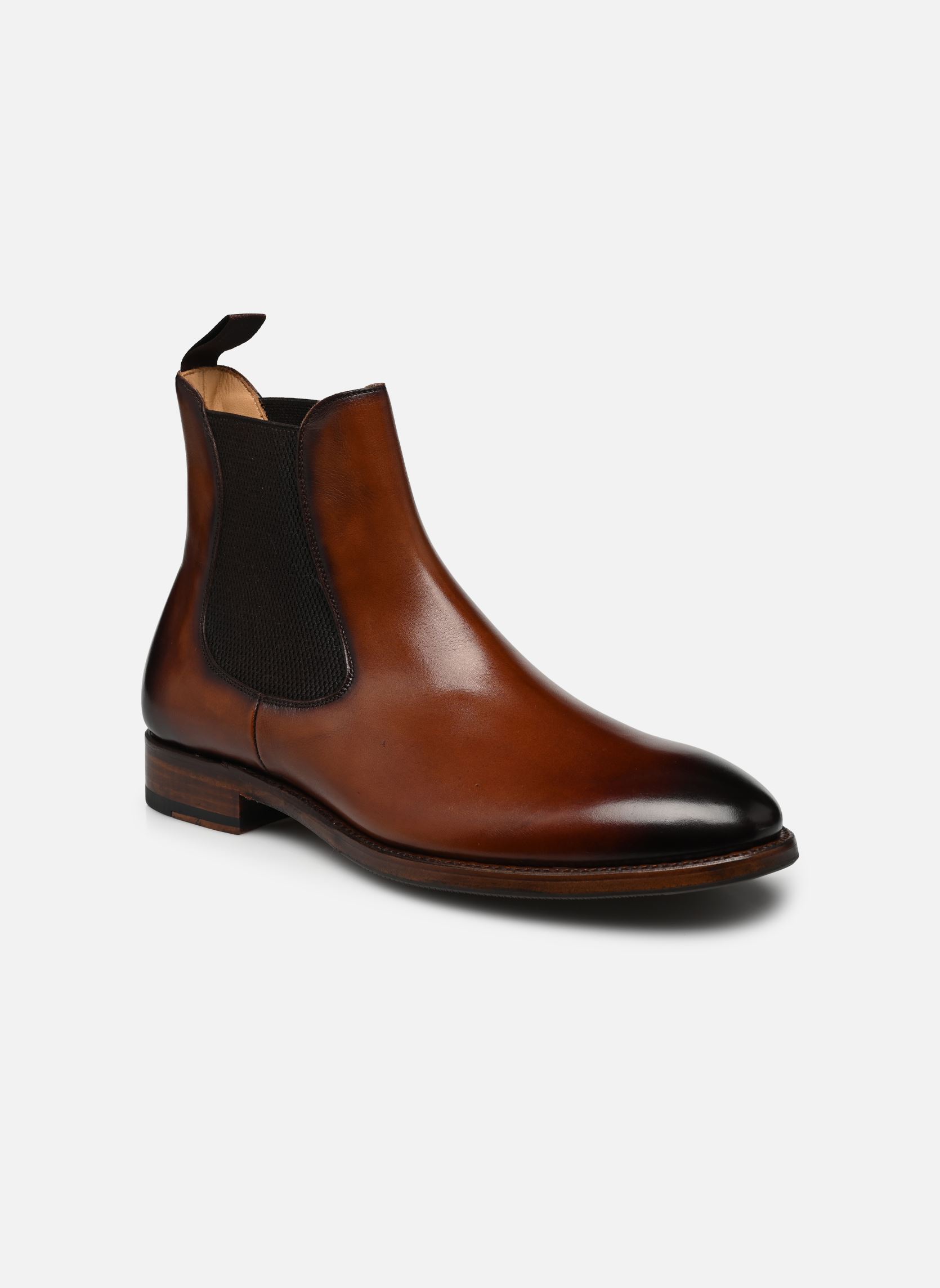 Bottines et boots Wemilo Cousu Good Year homme marron Marvin&Co Luxe Bottines et boots Wemilo Cousu Good Year homme marron Cognac